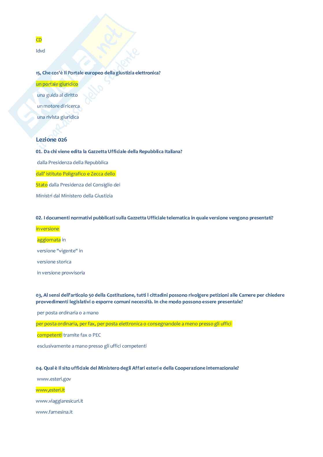 Informatica giuridica Pag. 76