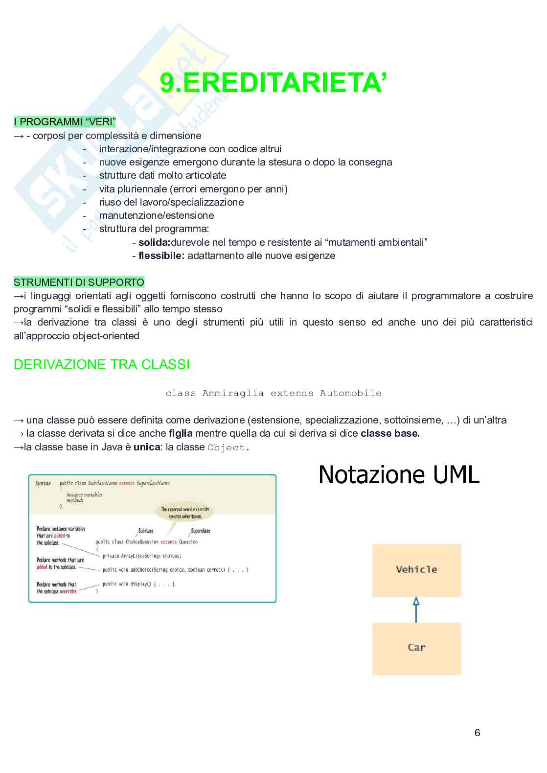 Appunti secondo parziale di Fondamenti di programmazione Pag. 6