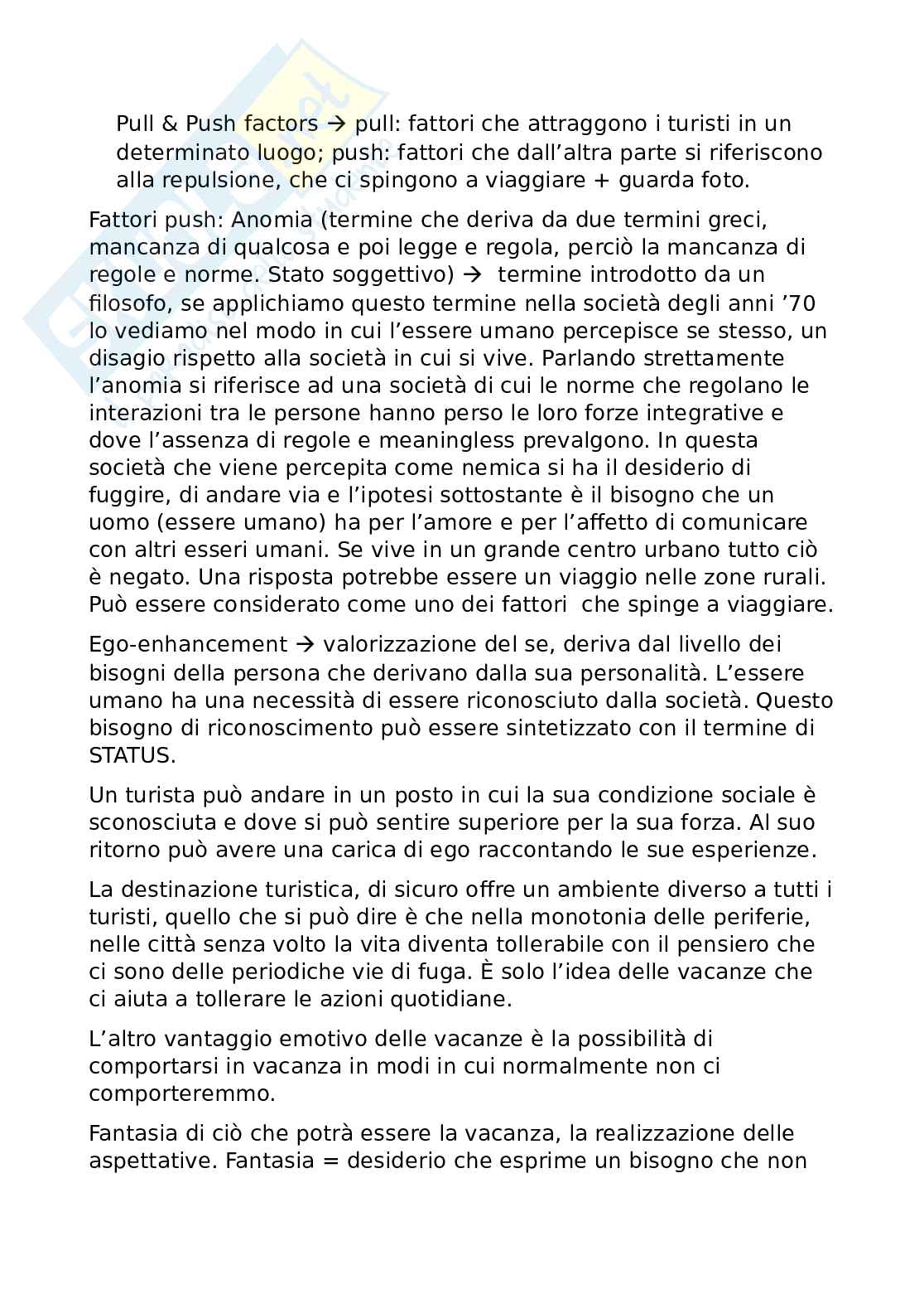 Riassunto esame Geografia del turismo, Prof. Staniscia Barbara, libro consigliato Conflitti ambientali e parchi naturali. Il caso della Costa teatina, Staniscia  Pag. 6