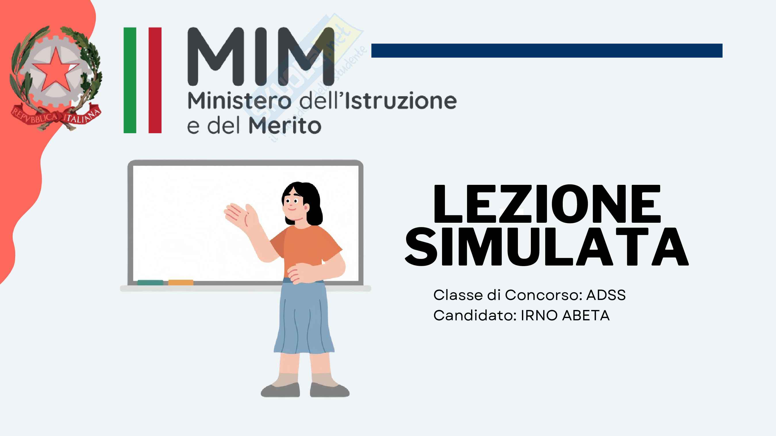 Lezione simulata già pronta per abilitazione docenti 30/60 o docenti in anno di prova   Pag. 1