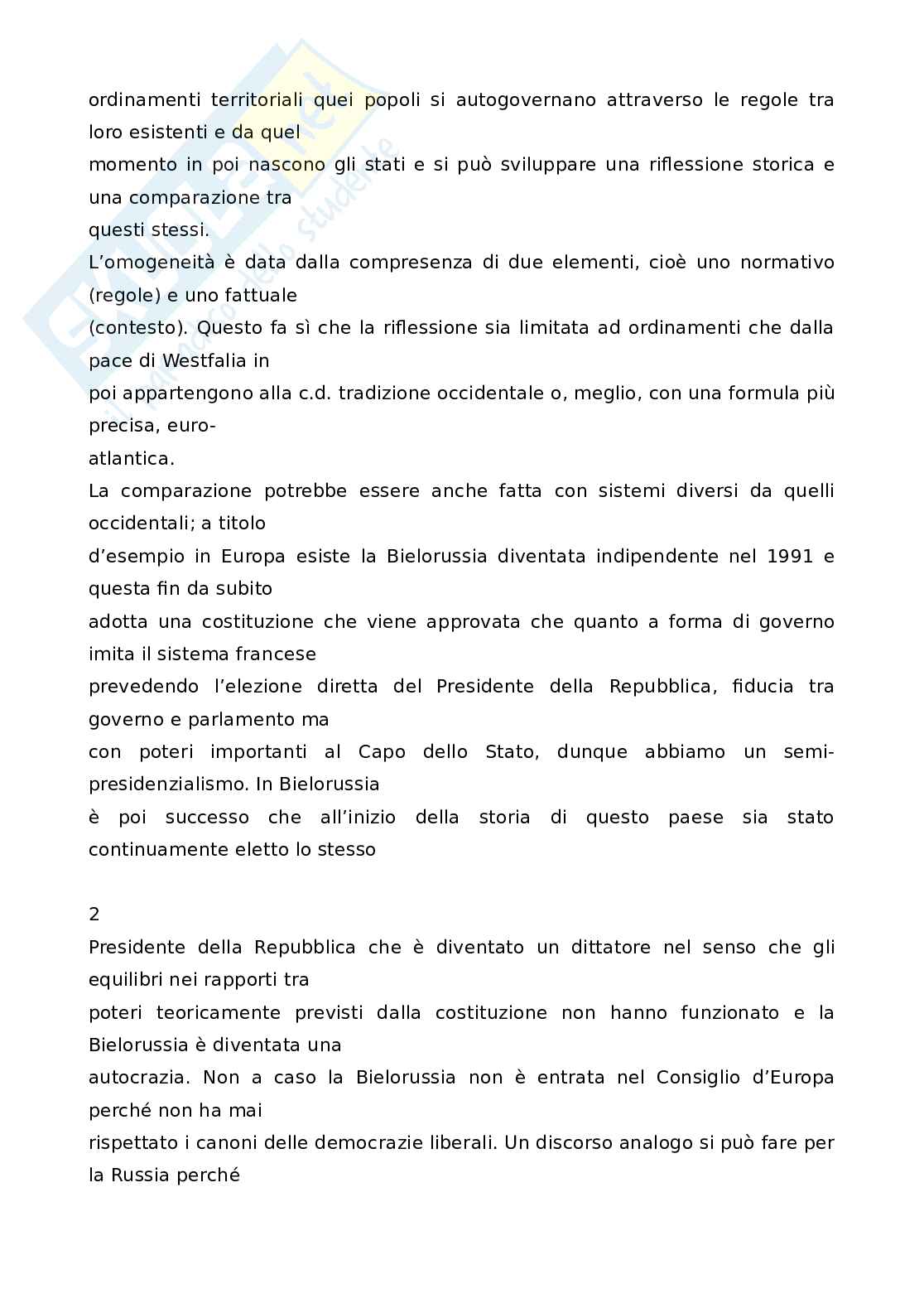 Appunti di Diritto pubblico comparato Pag. 2