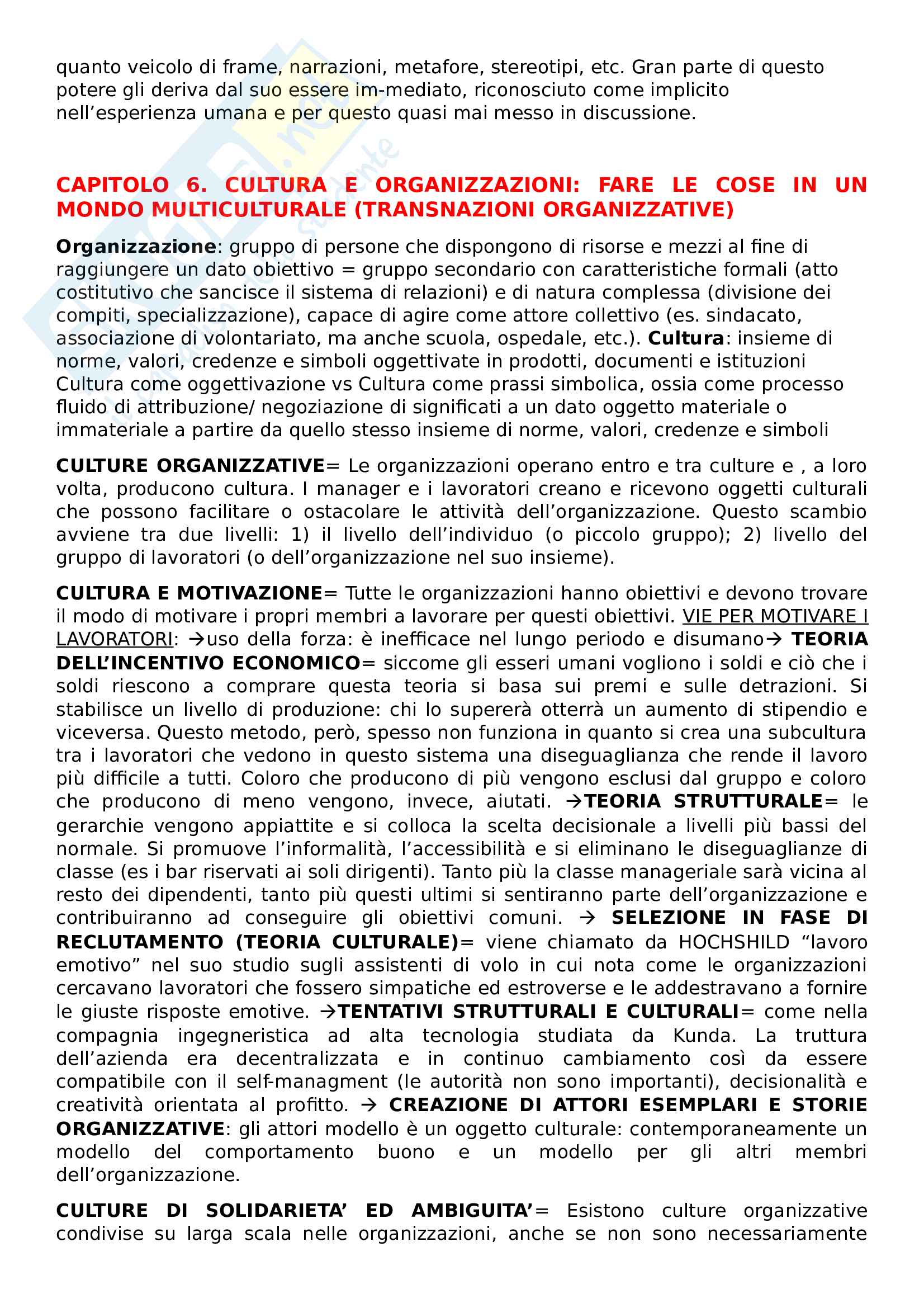 Riassunto esame sociologia dei processi culturali, prof Parziale, libro consigliato sociologia della cultura Pag. 11