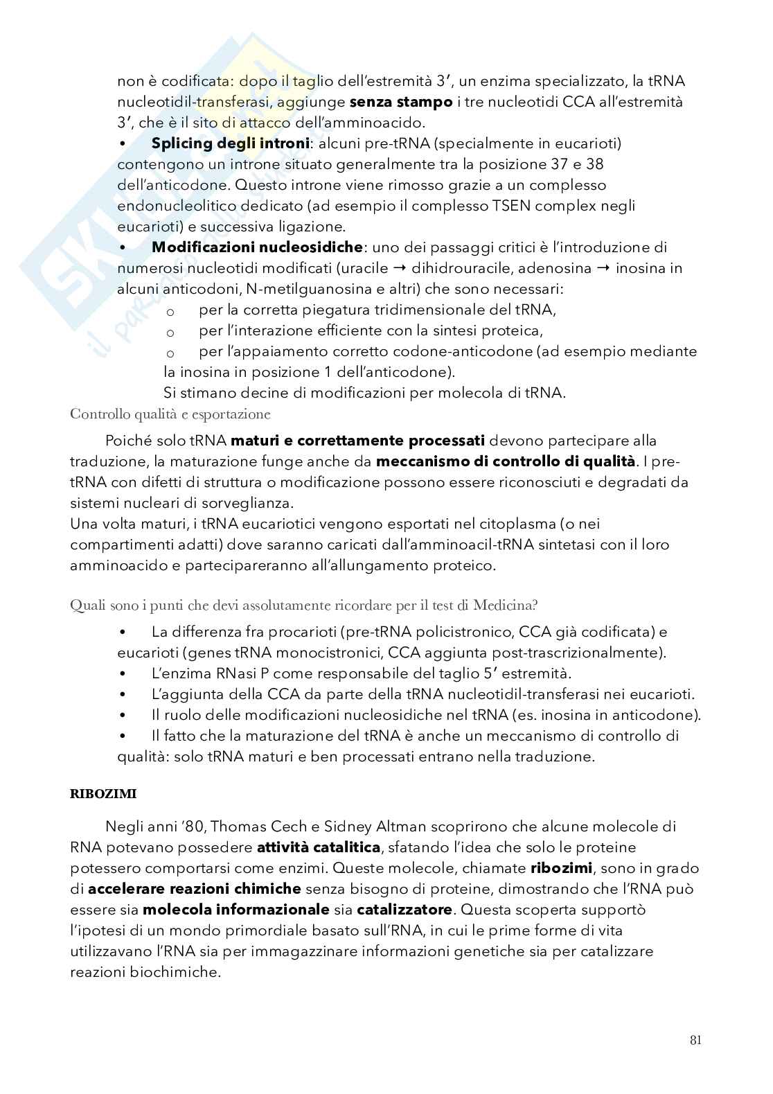 Biologia, semestre filtro Pag. 81