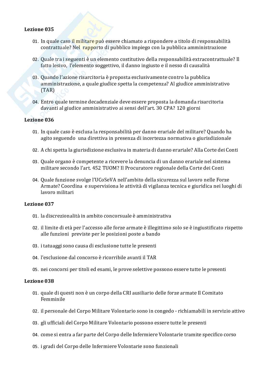 Paniere Diritto militare Pag. 21