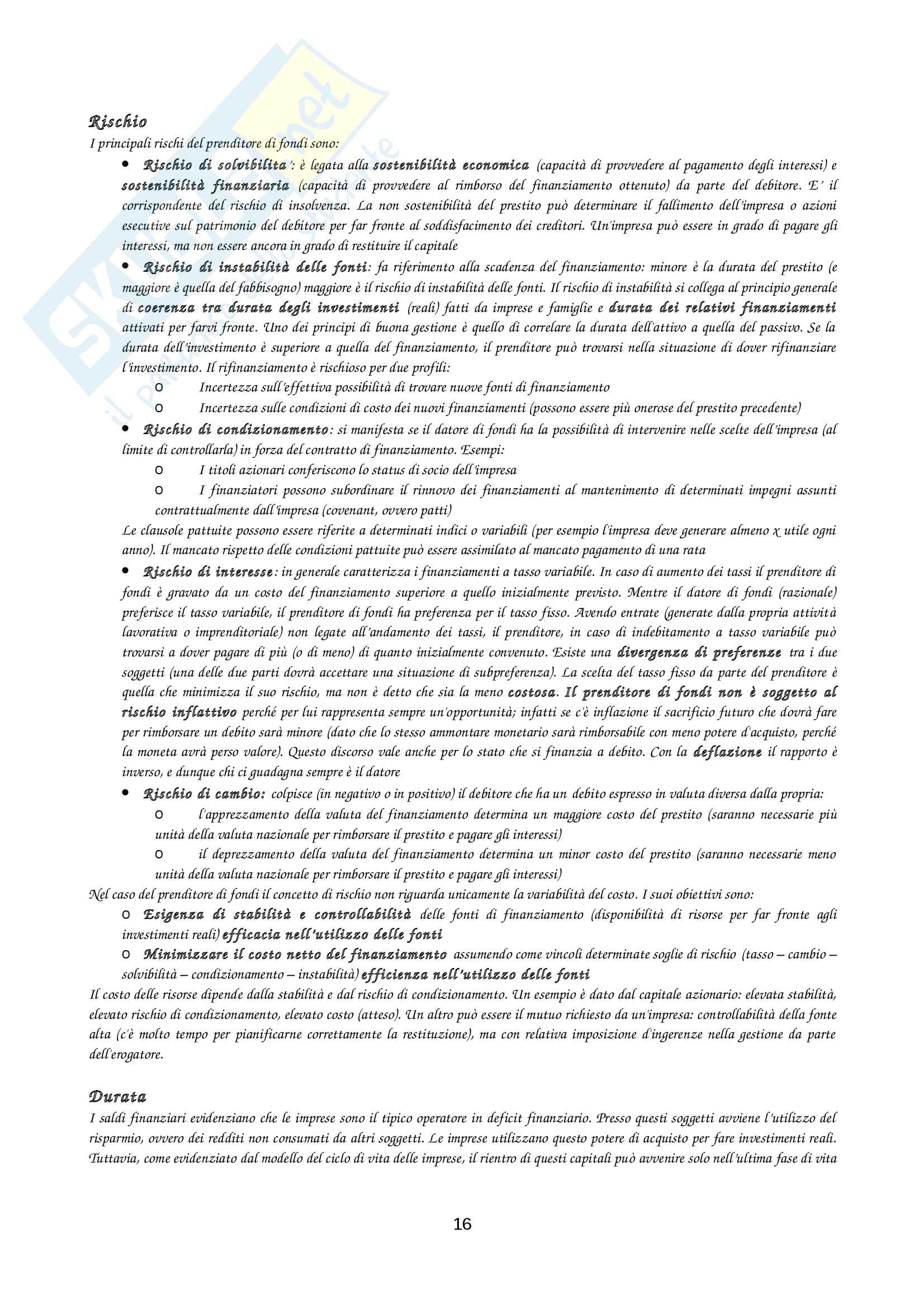 Appunti intermediari finanziari Pag. 16