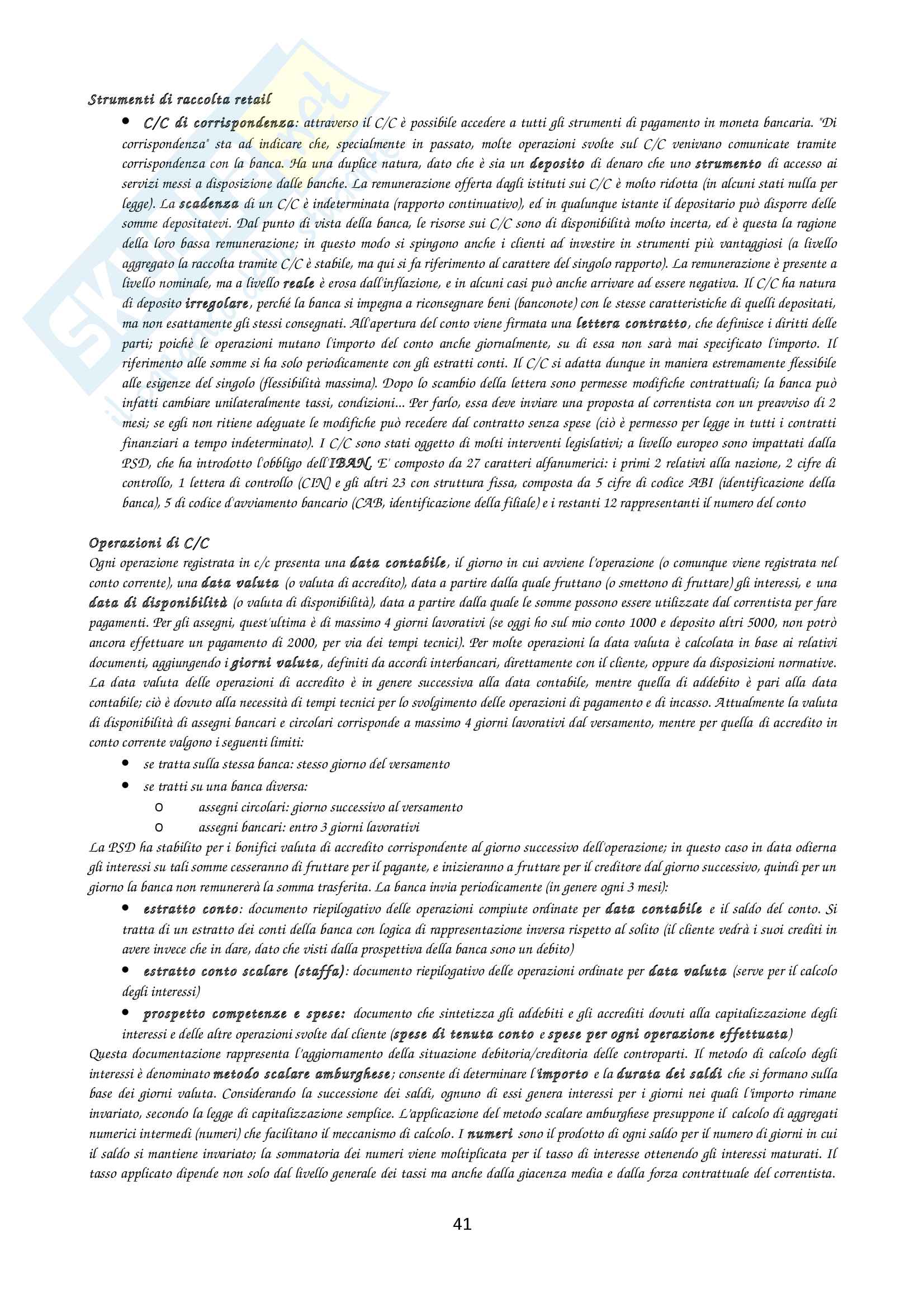 Appunti intermediari finanziari Pag. 41