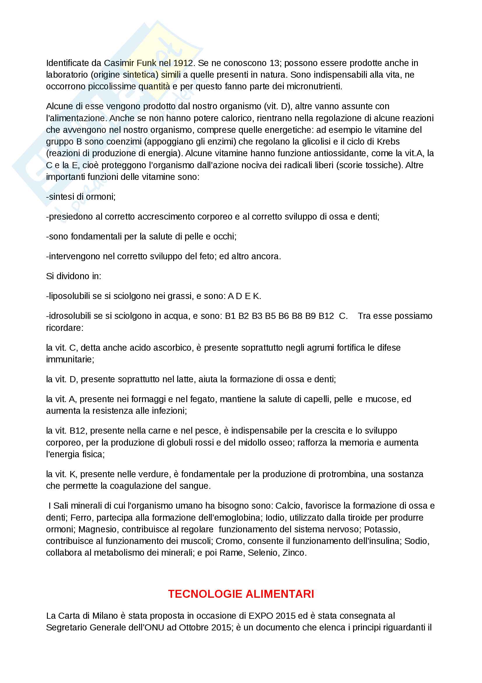 Materie prime Pag. 16