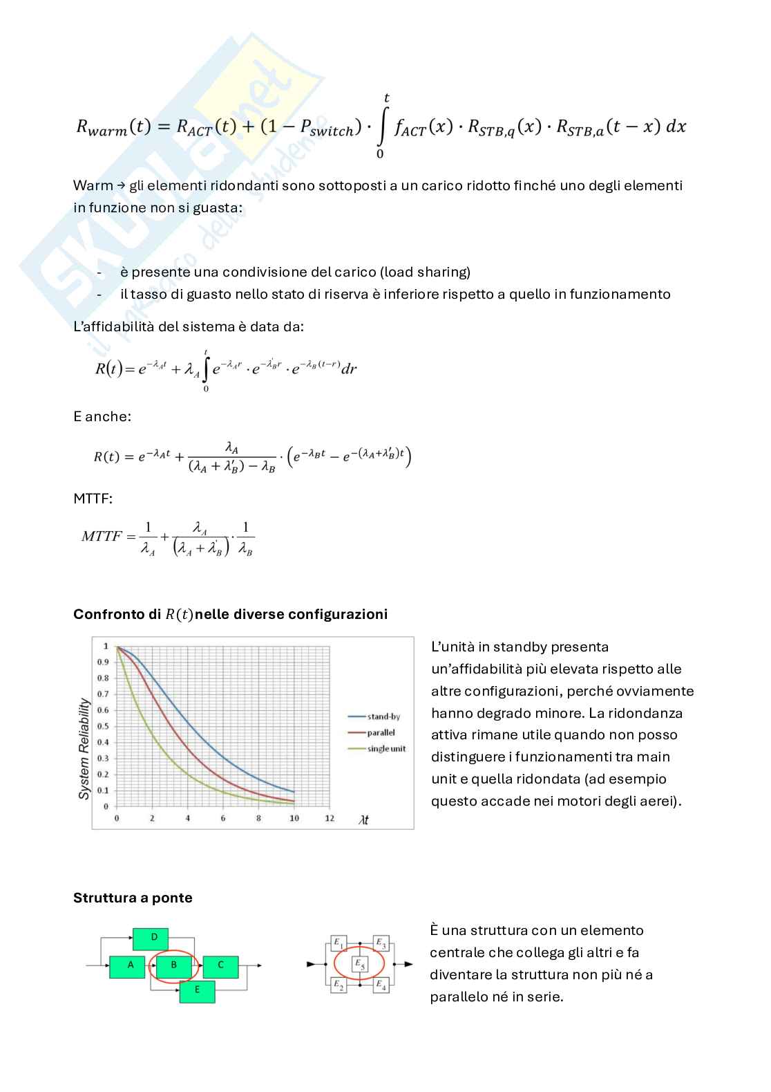Appunti System reliability, dependability and safety (parte 2, in italiano) Pag. 1