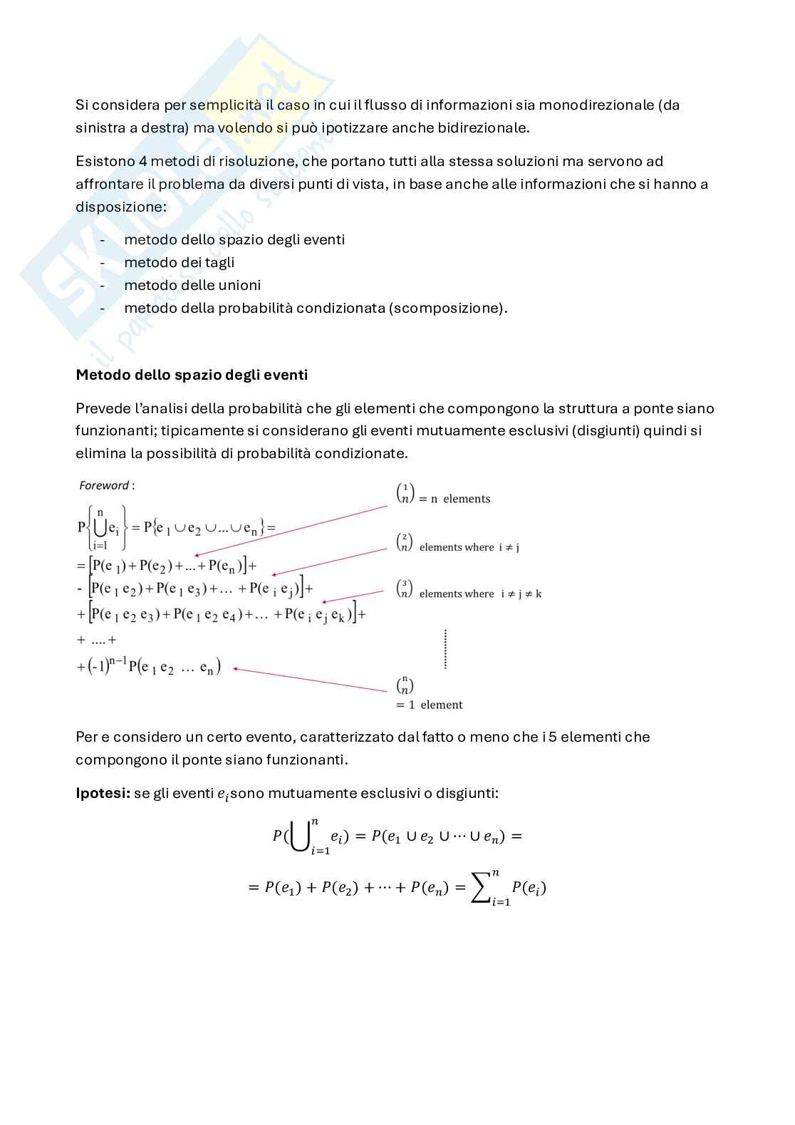 Appunti System reliability, dependability and safety (parte 2, in italiano) Pag. 2