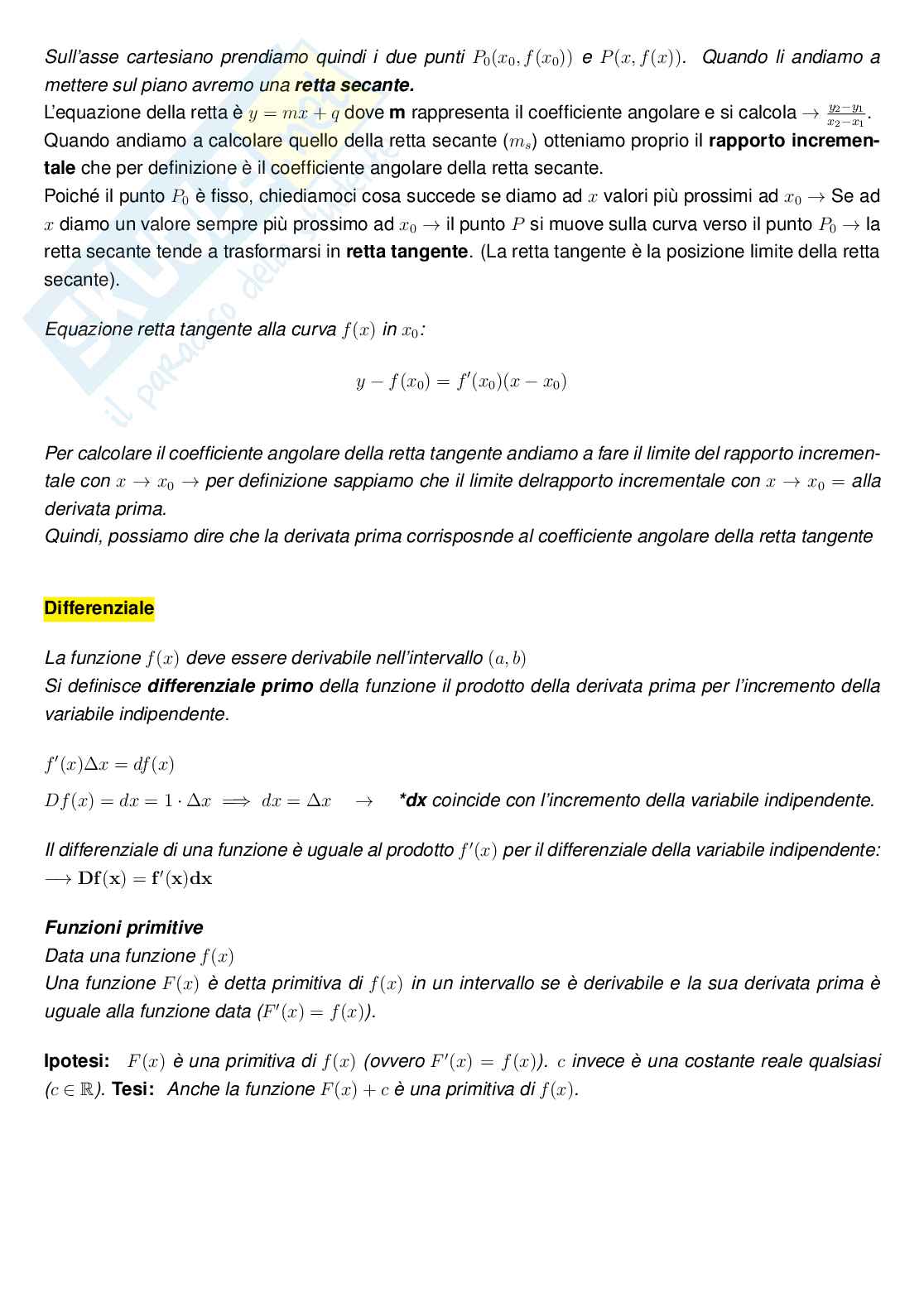 Appunti esame orale Matematica per l'economia Pag. 6