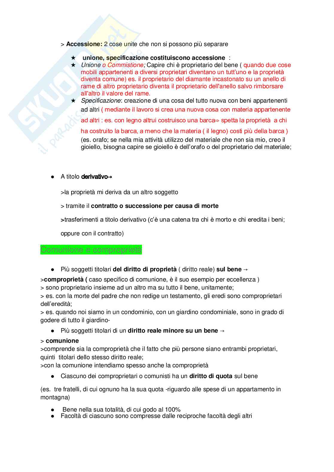 Riassunto esame Istituzioni di diritto privato, Prof. Cenini Marta Silvia, libro consigliato Manuale di Diritto Privato, Torrente Pag. 21