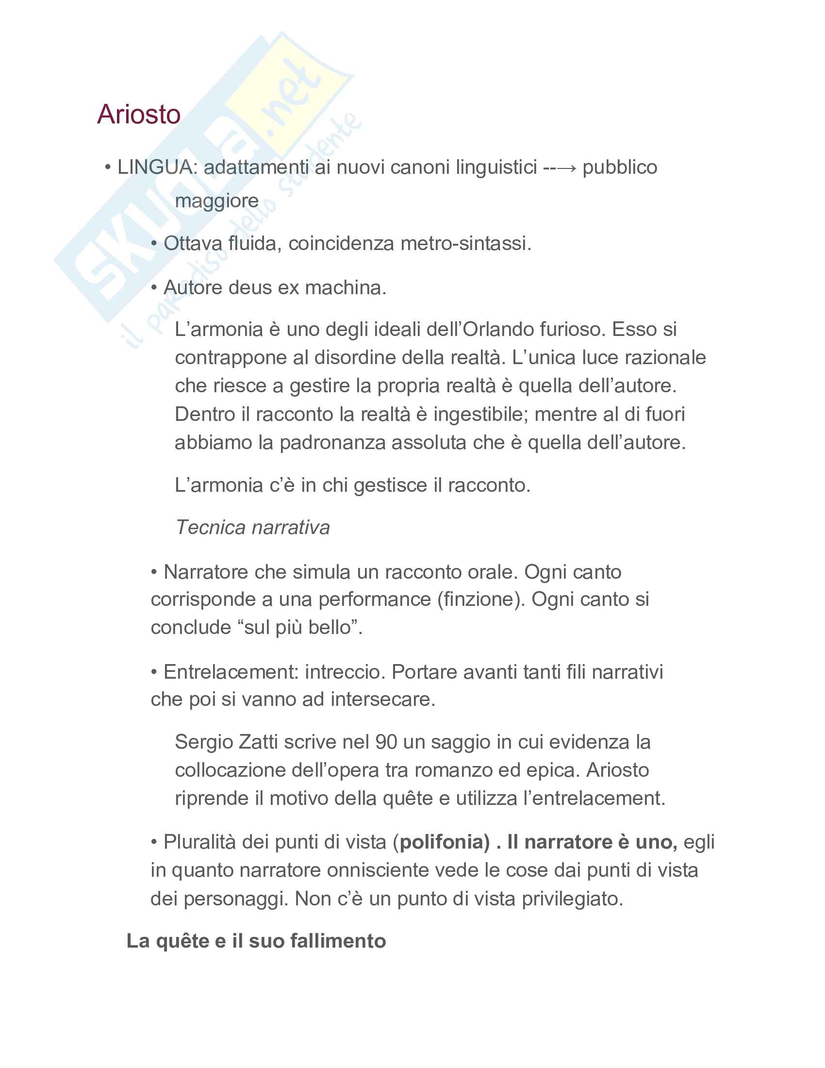 Orlando Furioso Canto 1 Analisi Pdf