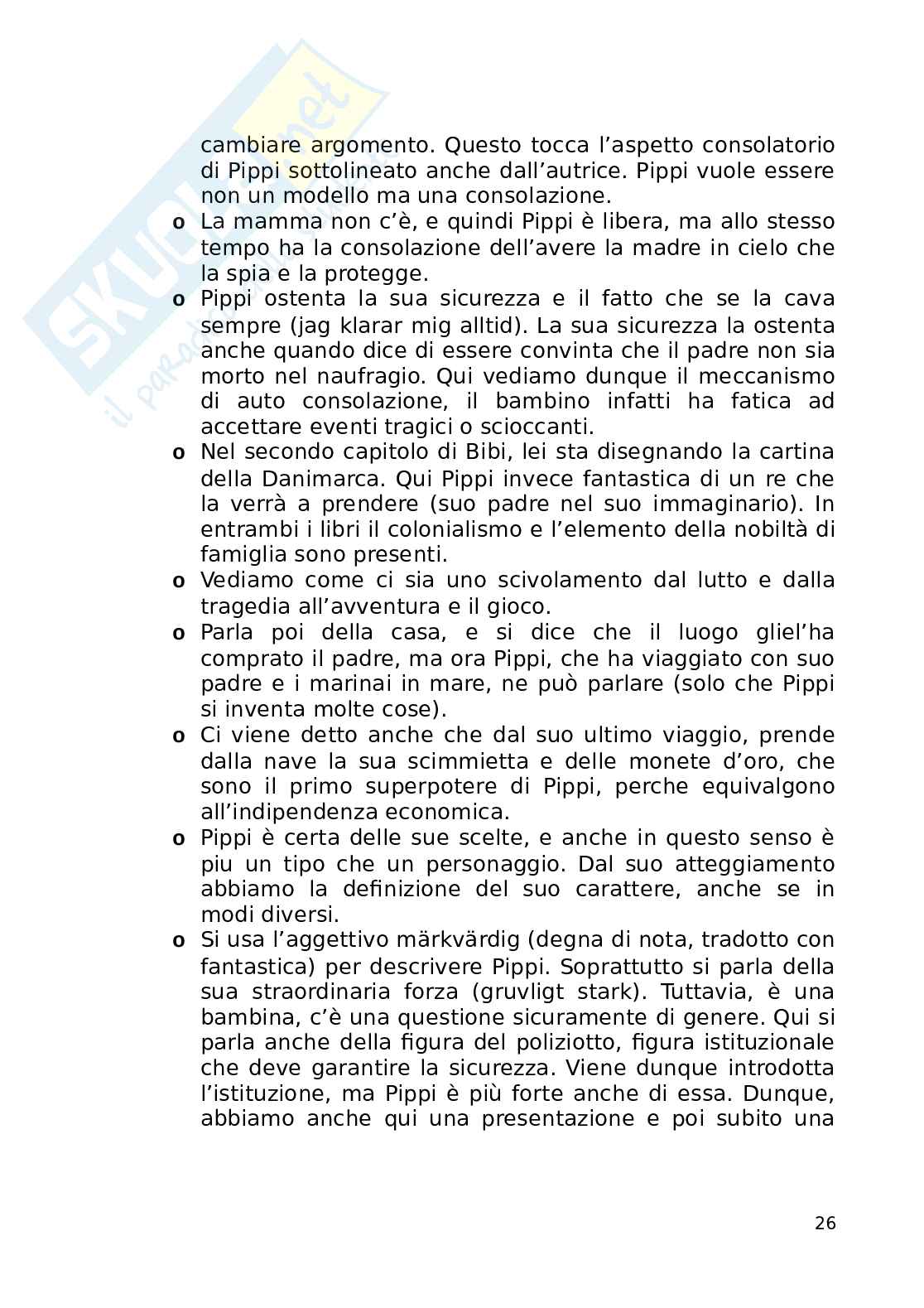 Appunti primo modulo Letterature e culture scandinave LM - Letteratura per l'infanzia Pag. 26