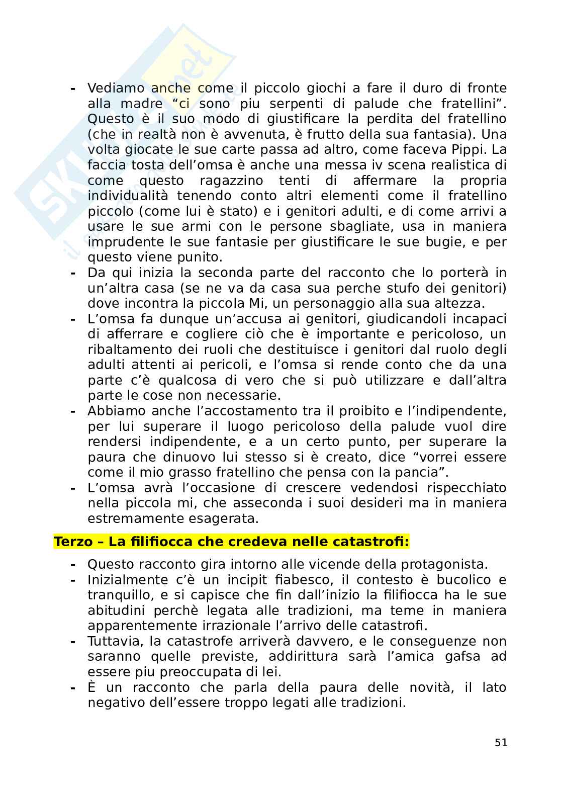 Appunti primo modulo Letterature e culture scandinave LM - Letteratura per l'infanzia Pag. 51