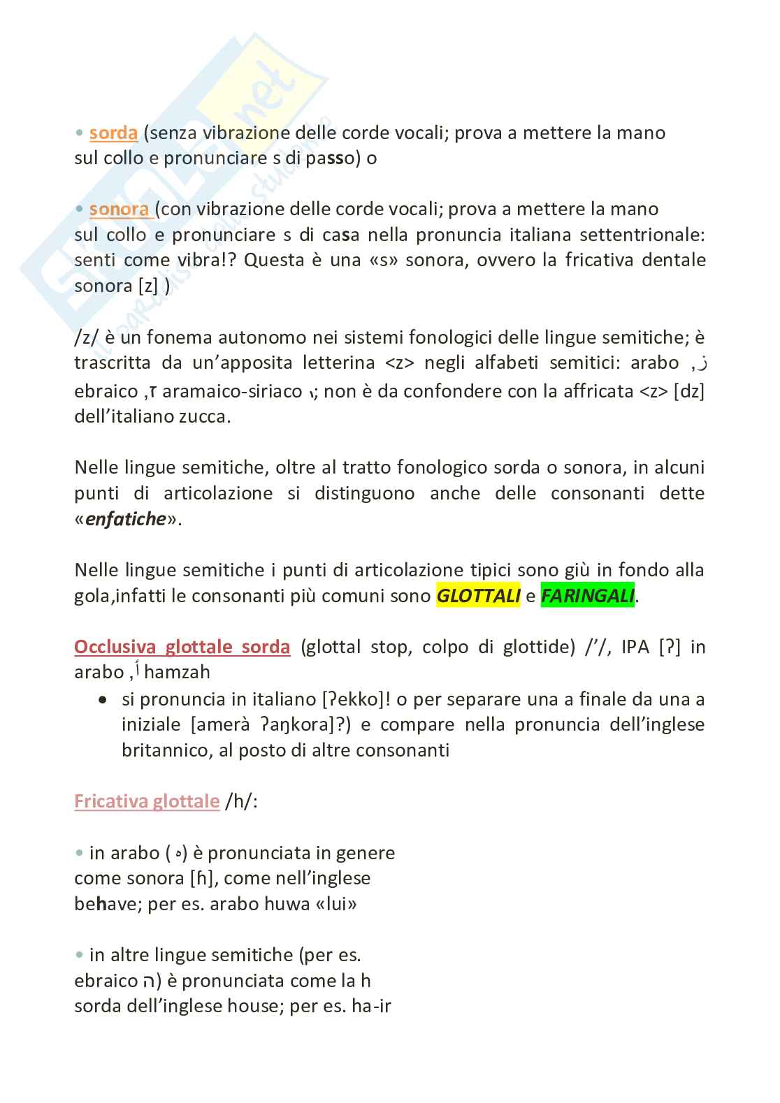 Filologia semitica Pag. 21