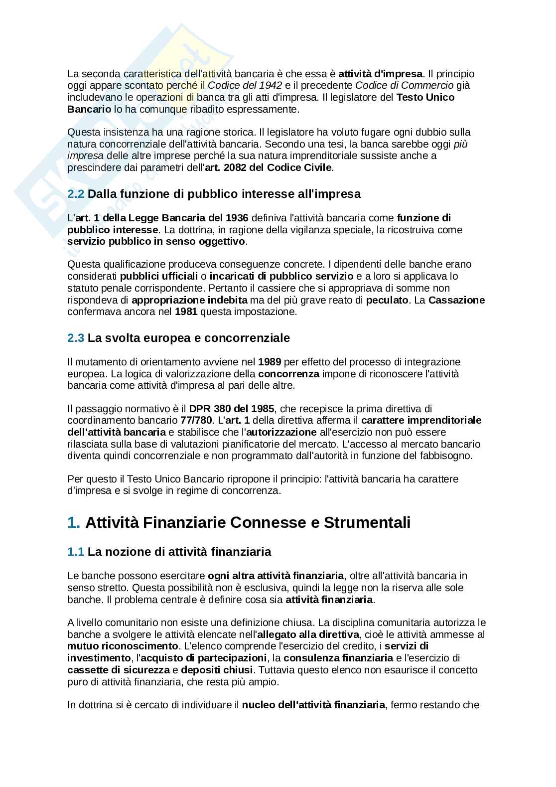 Diritto bancario e finanziario  Pag. 6