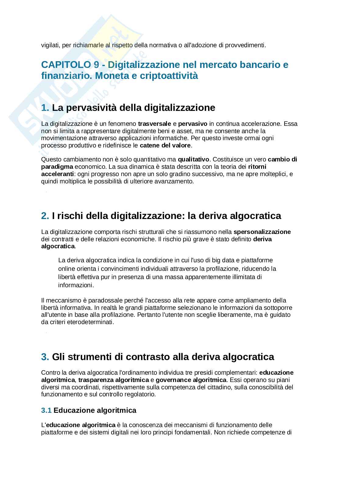 Diritto bancario e finanziario  Pag. 66