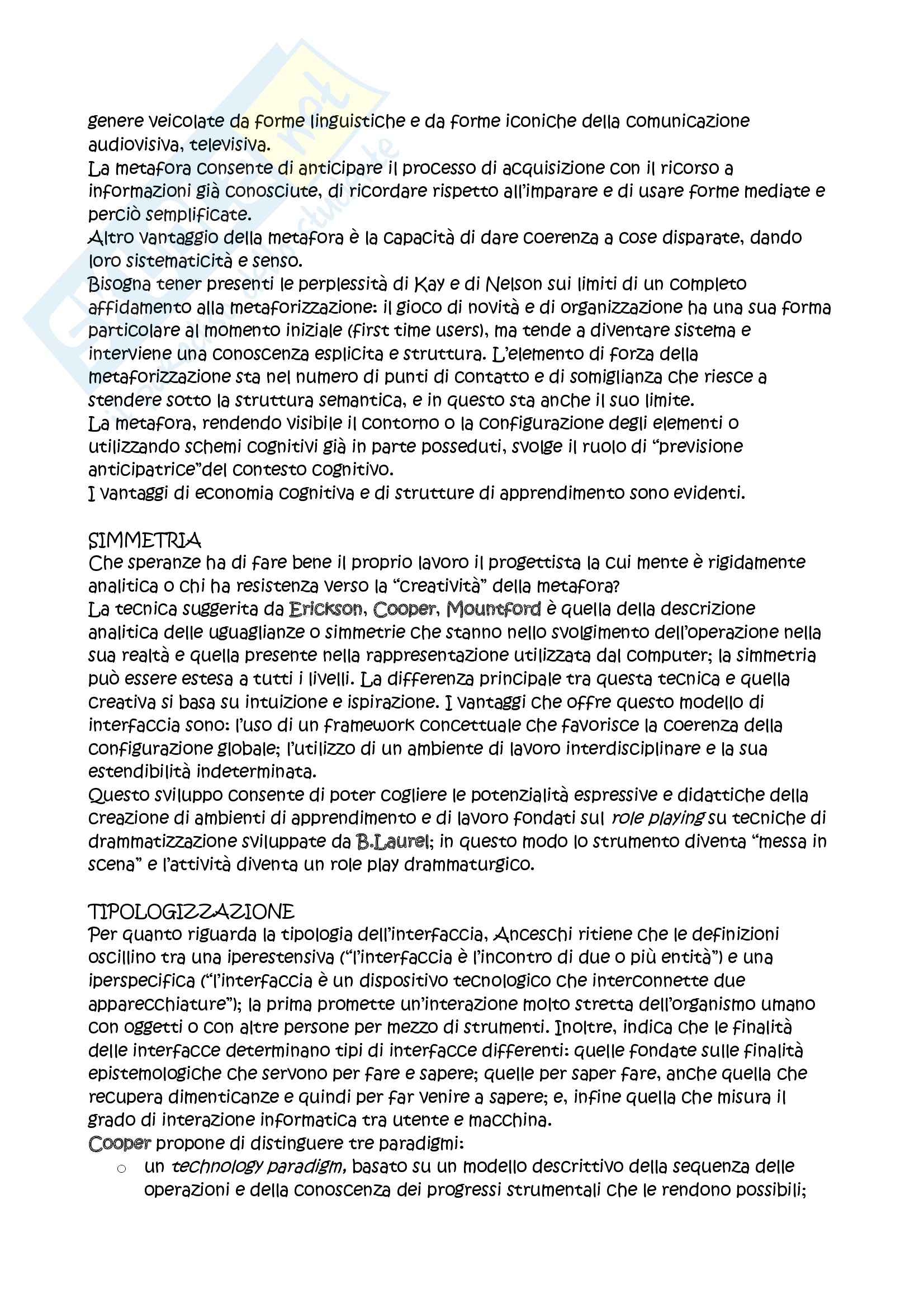 Riassunto esame Linguistica computazionale, prof. Di Sparti, libro consigliato Ipertesto Sermo Communis, Di Sparti Pag. 31