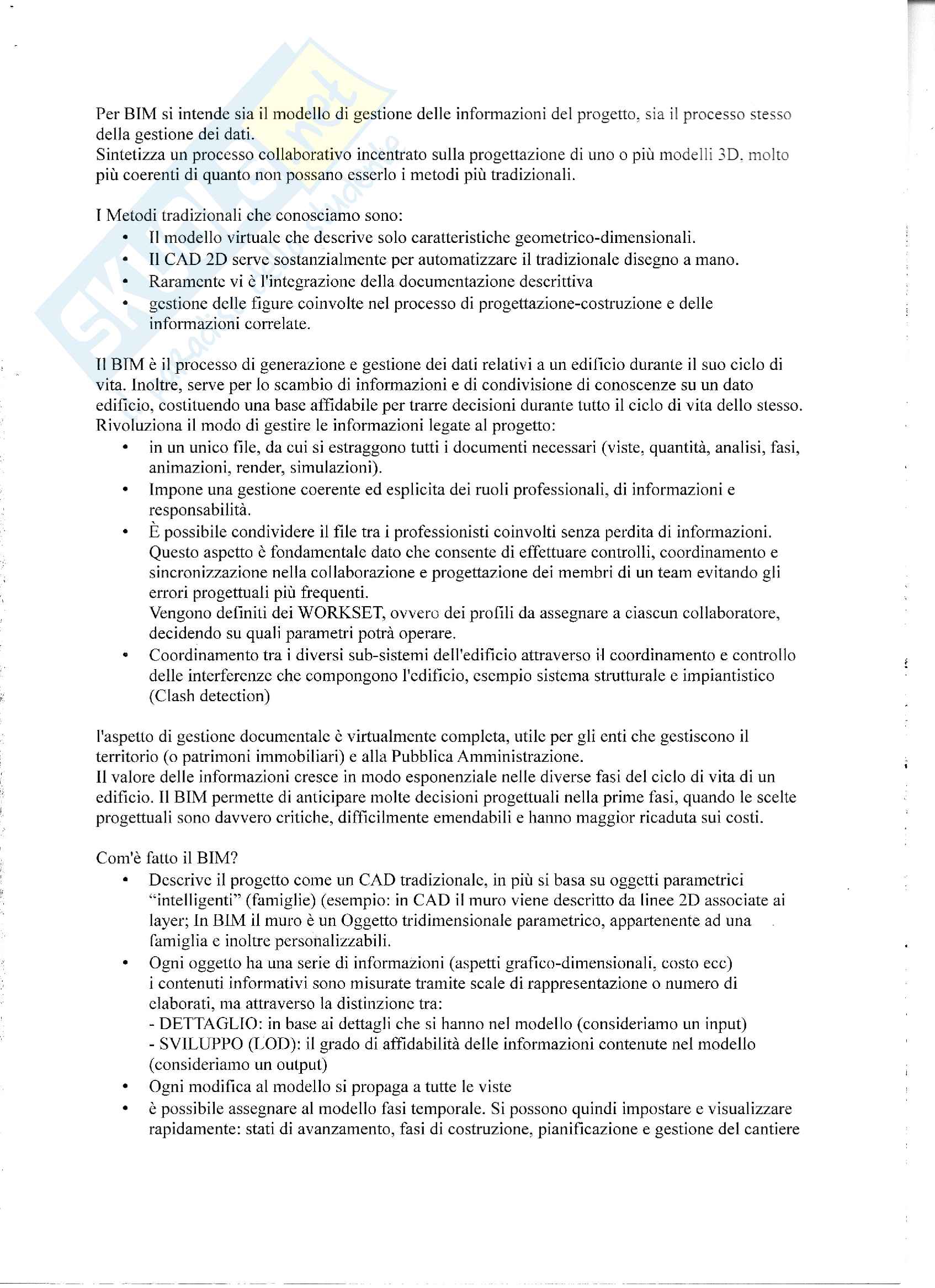 Rappresentazione del progetto cantierabile - bim Pag. 6