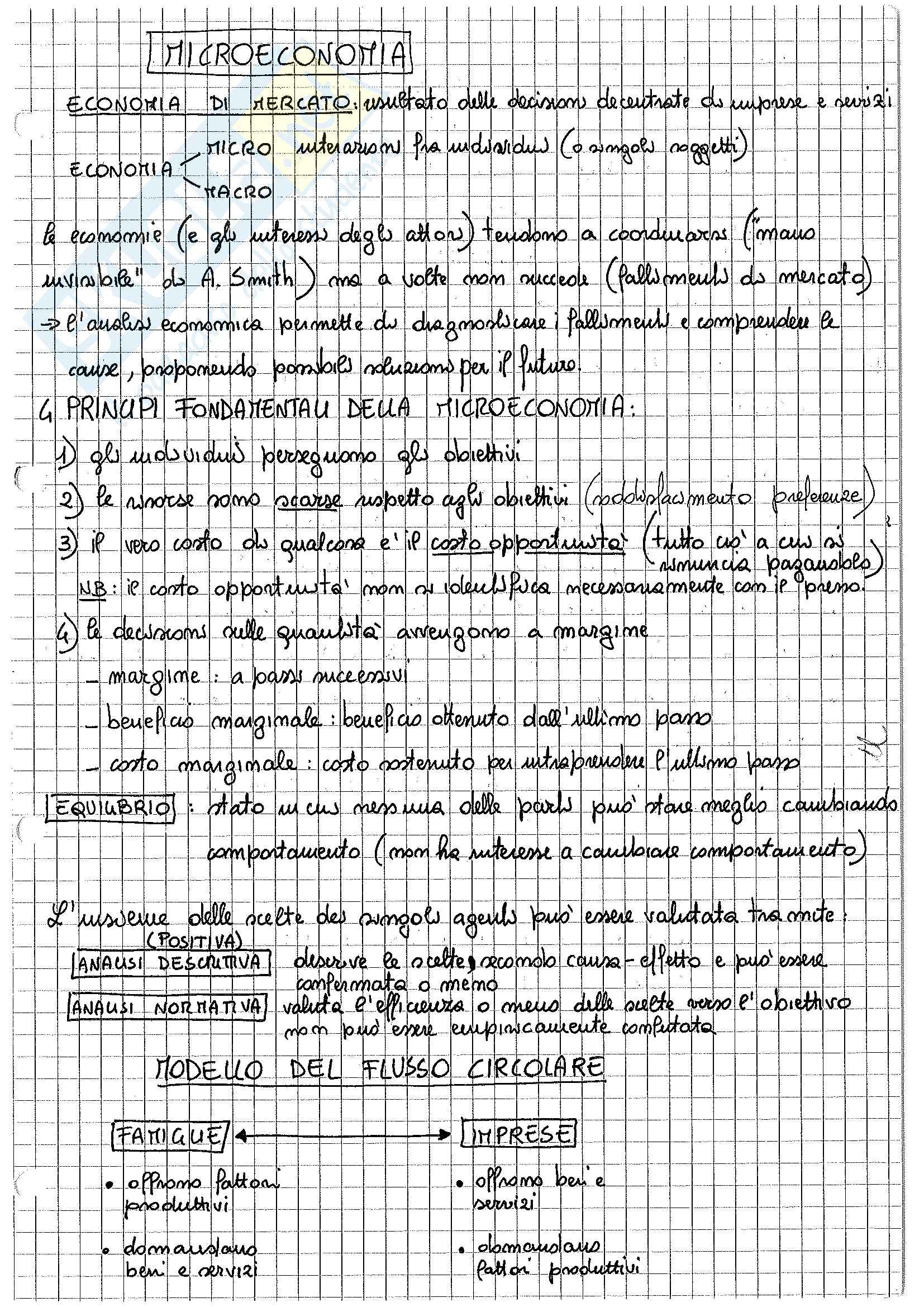 MB110: Appunti di Microeconomia Pag. 1