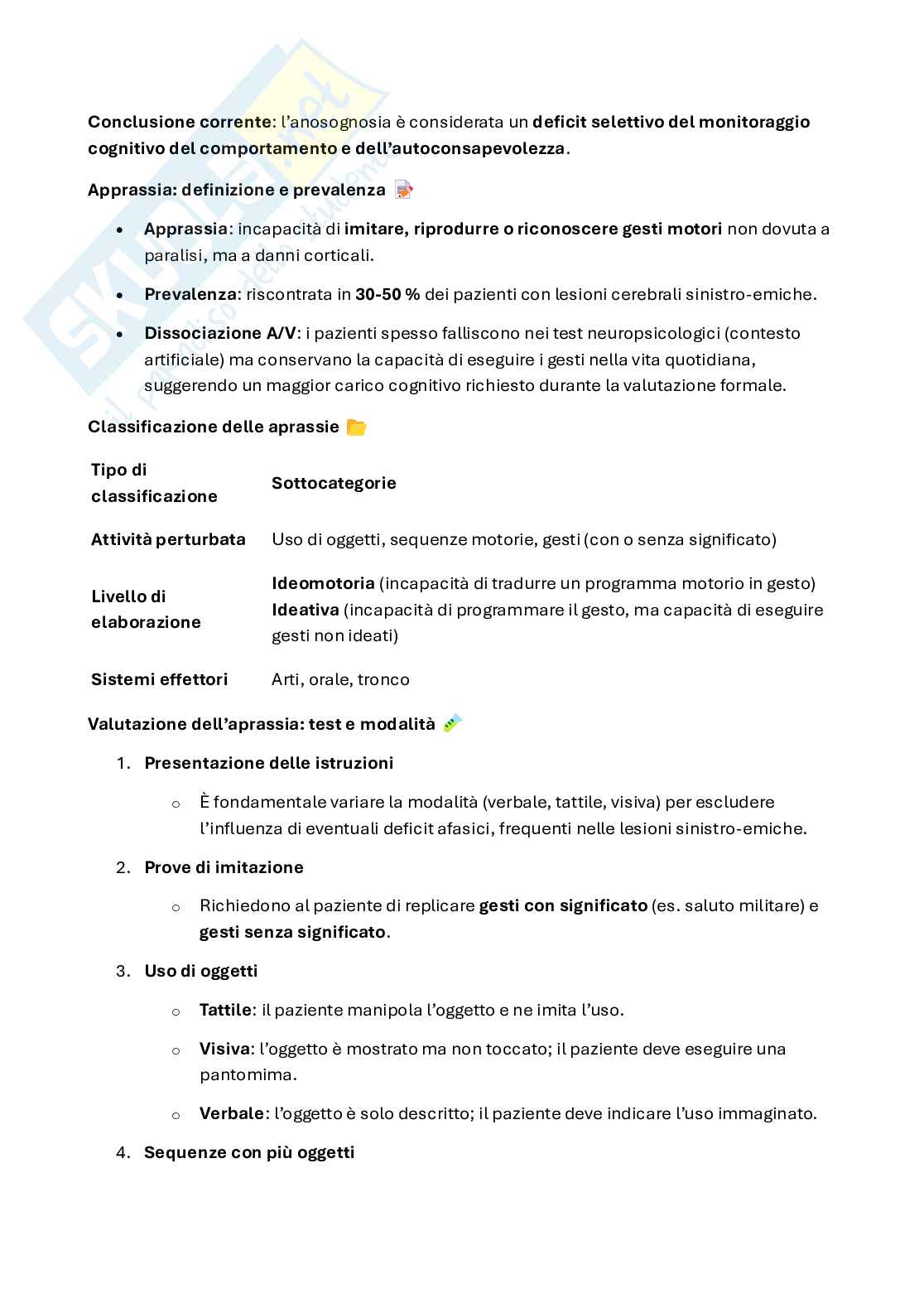 Neuropsicologia clinica - Psicologia clinica e della riabilitazione Pag. 31