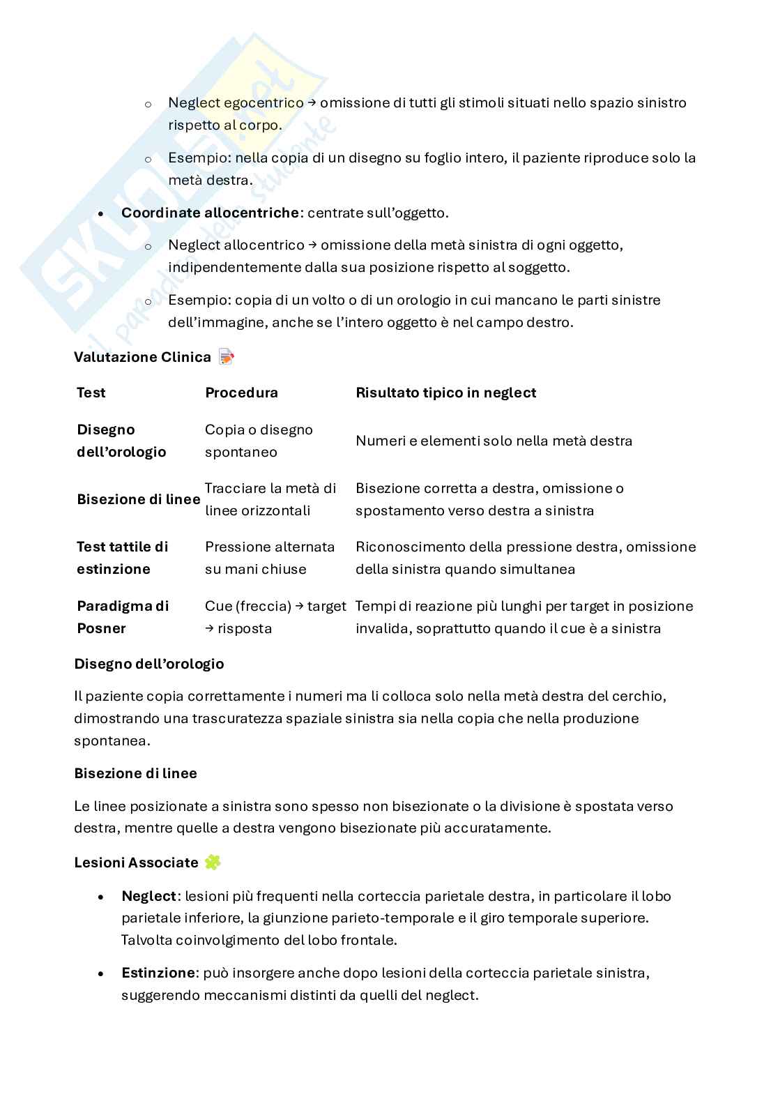 Neuropsicologia clinica - Psicologia clinica e della riabilitazione Pag. 41