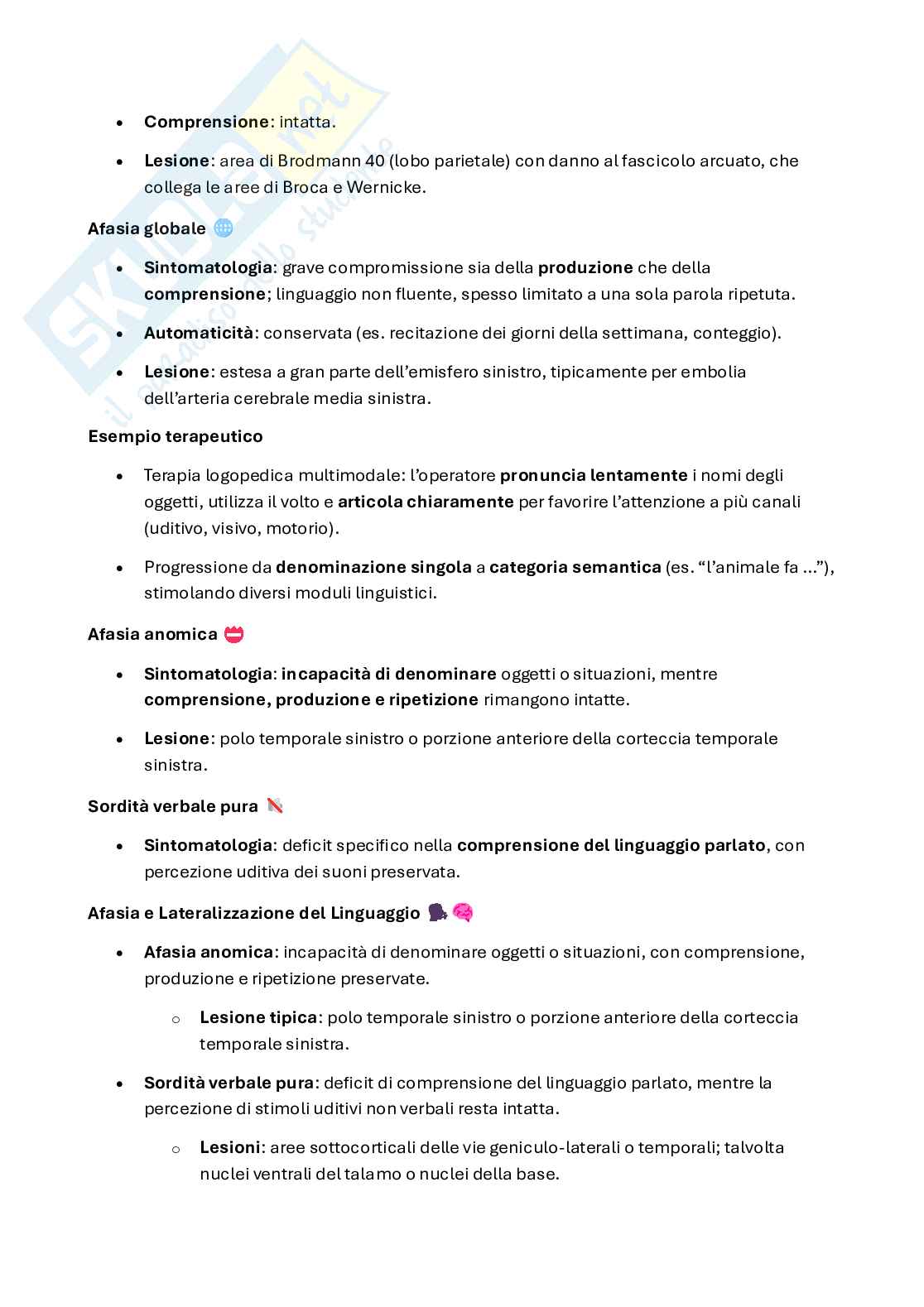 Neuropsicologia clinica - Psicologia clinica e della riabilitazione Pag. 71