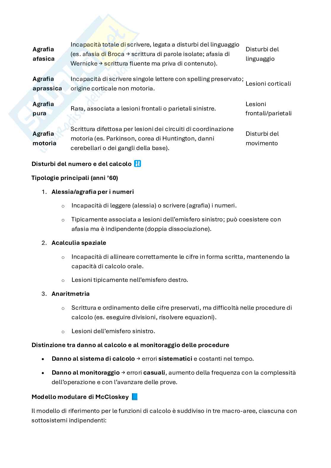 Neuropsicologia clinica - Psicologia clinica e della riabilitazione Pag. 81
