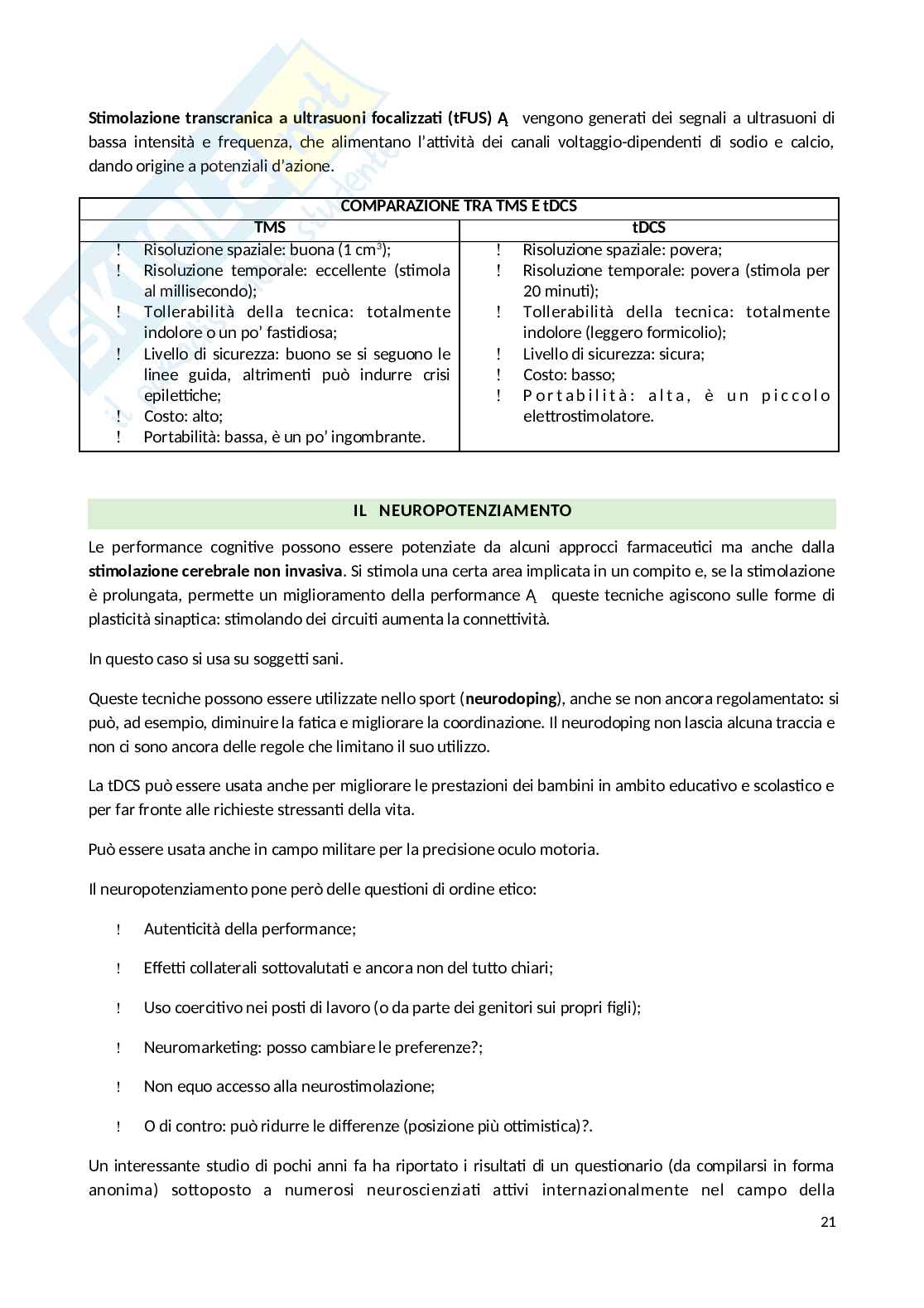 Appunti Psicobiologia Pag. 21