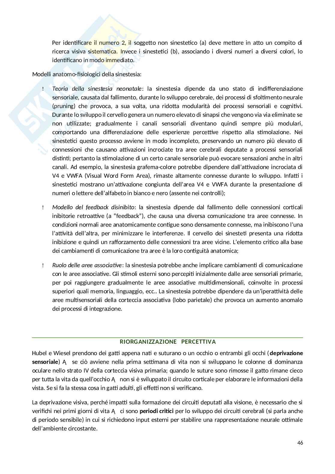 Appunti Psicobiologia Pag. 46