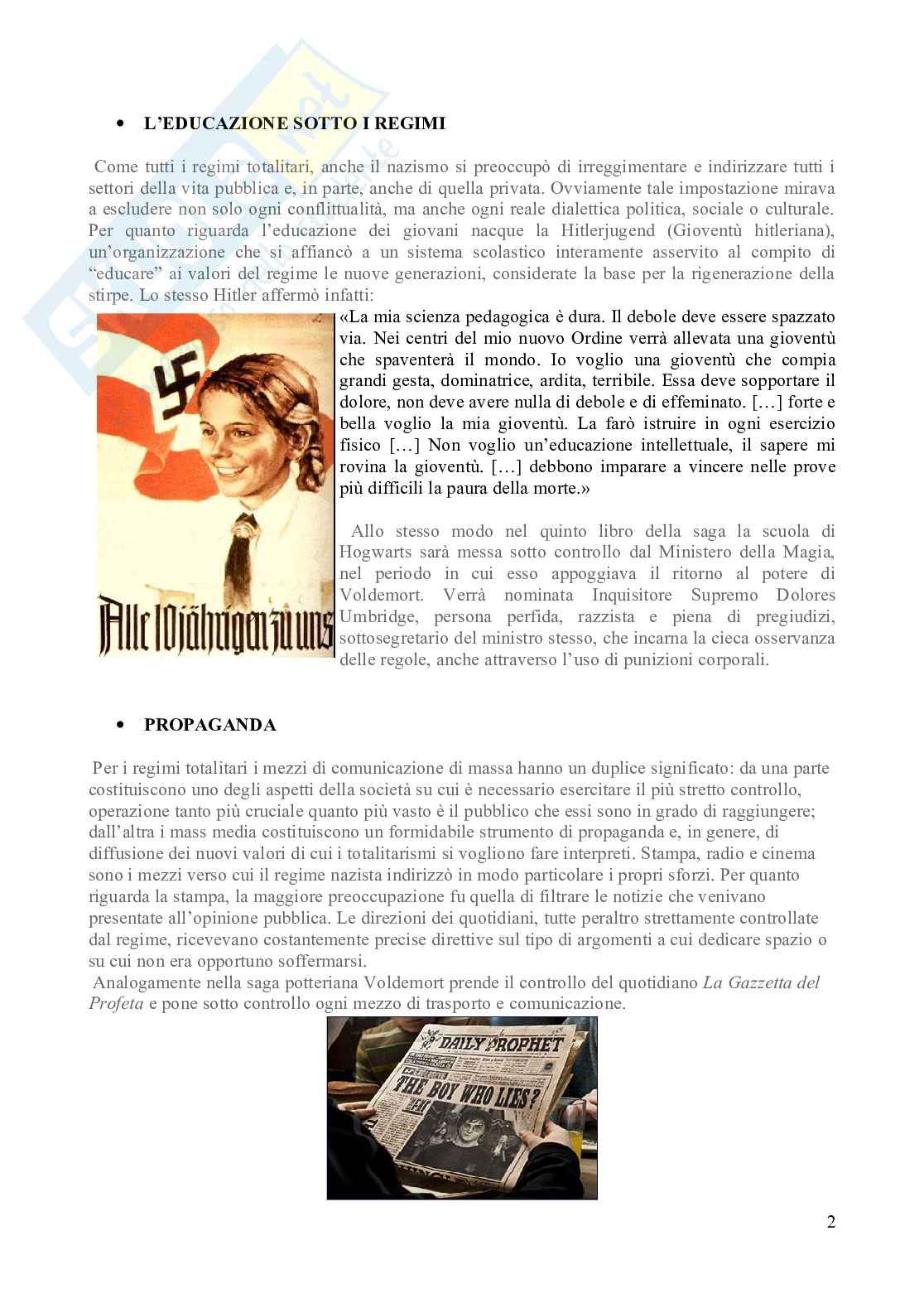 Harry Potter - Al di là della fiaba tesina Pag. 21