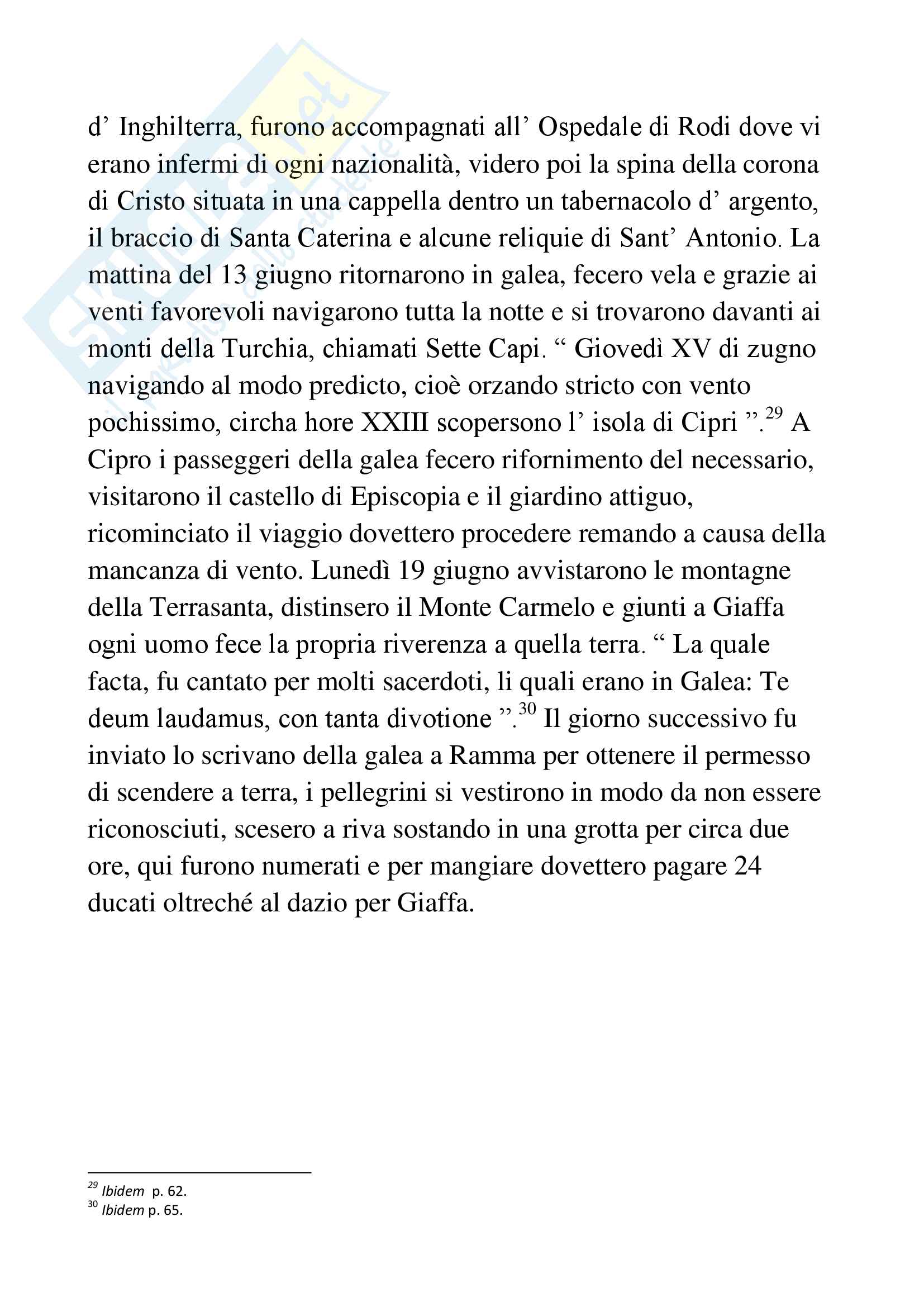 Tesi il pellegrinaggio in Terrasanta nella seconda metà del XV secolo Pag. 21