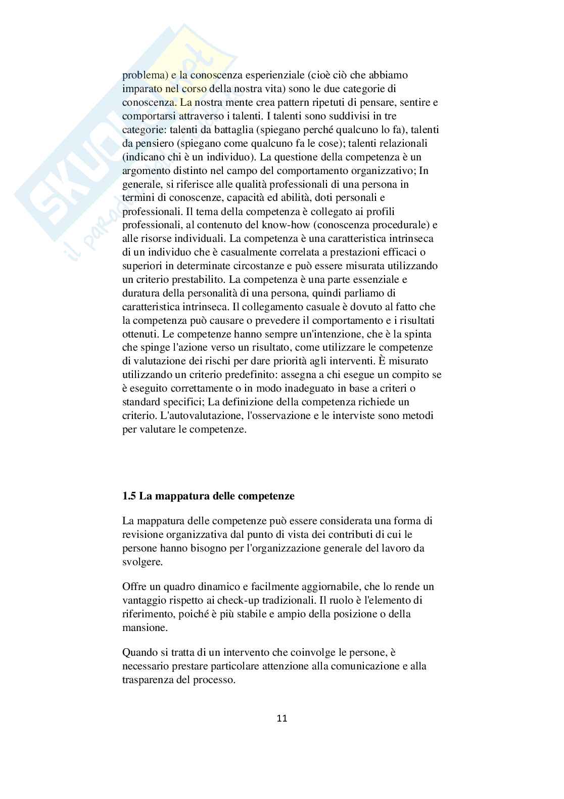 Valutazione del personale infermieristico in ambito oncologico Pag. 11