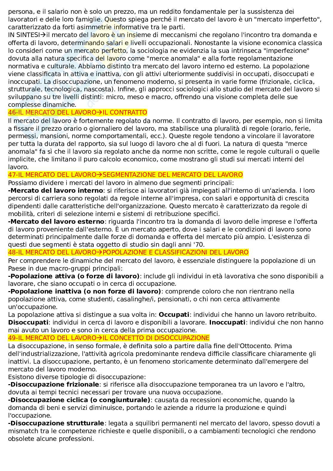 Appunti lezione Sociologia del lavoro Pag. 16