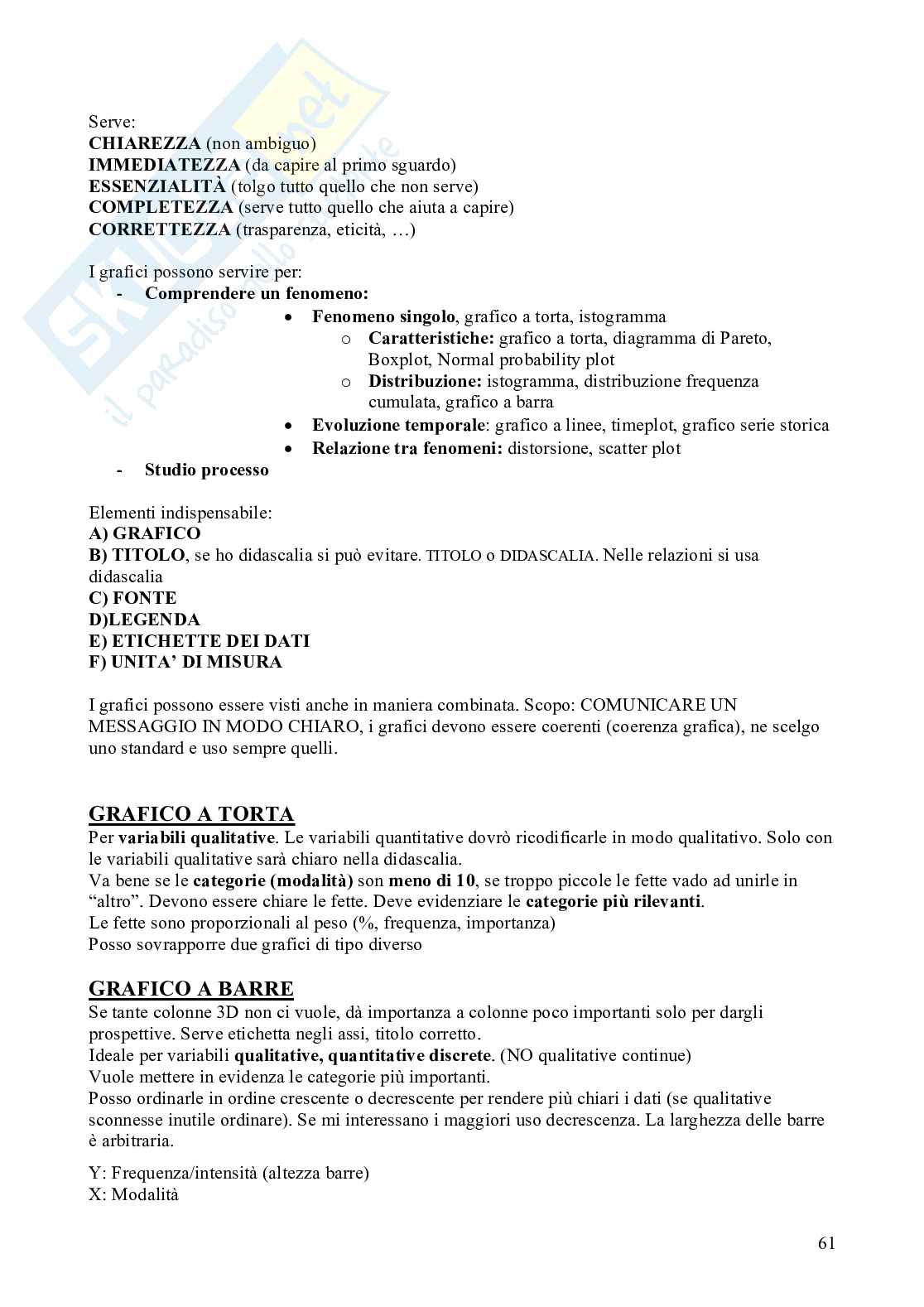 Statistica aziendale avanzata Pag. 61
