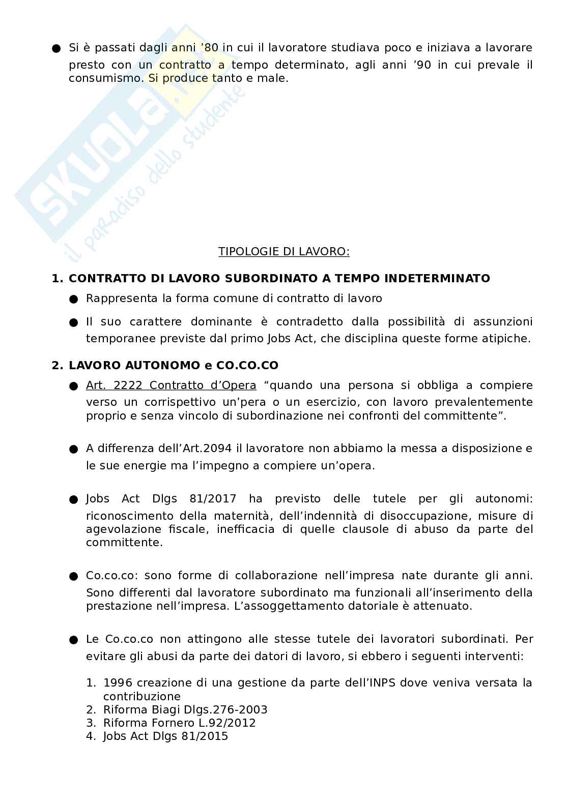 Schema Diritto del lavoro Pag. 2