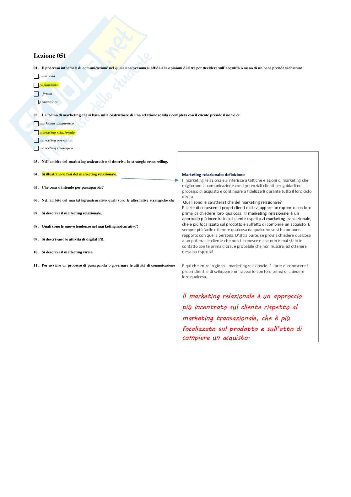 Economia delle imprese assicurative e previdenza  Pag. 71