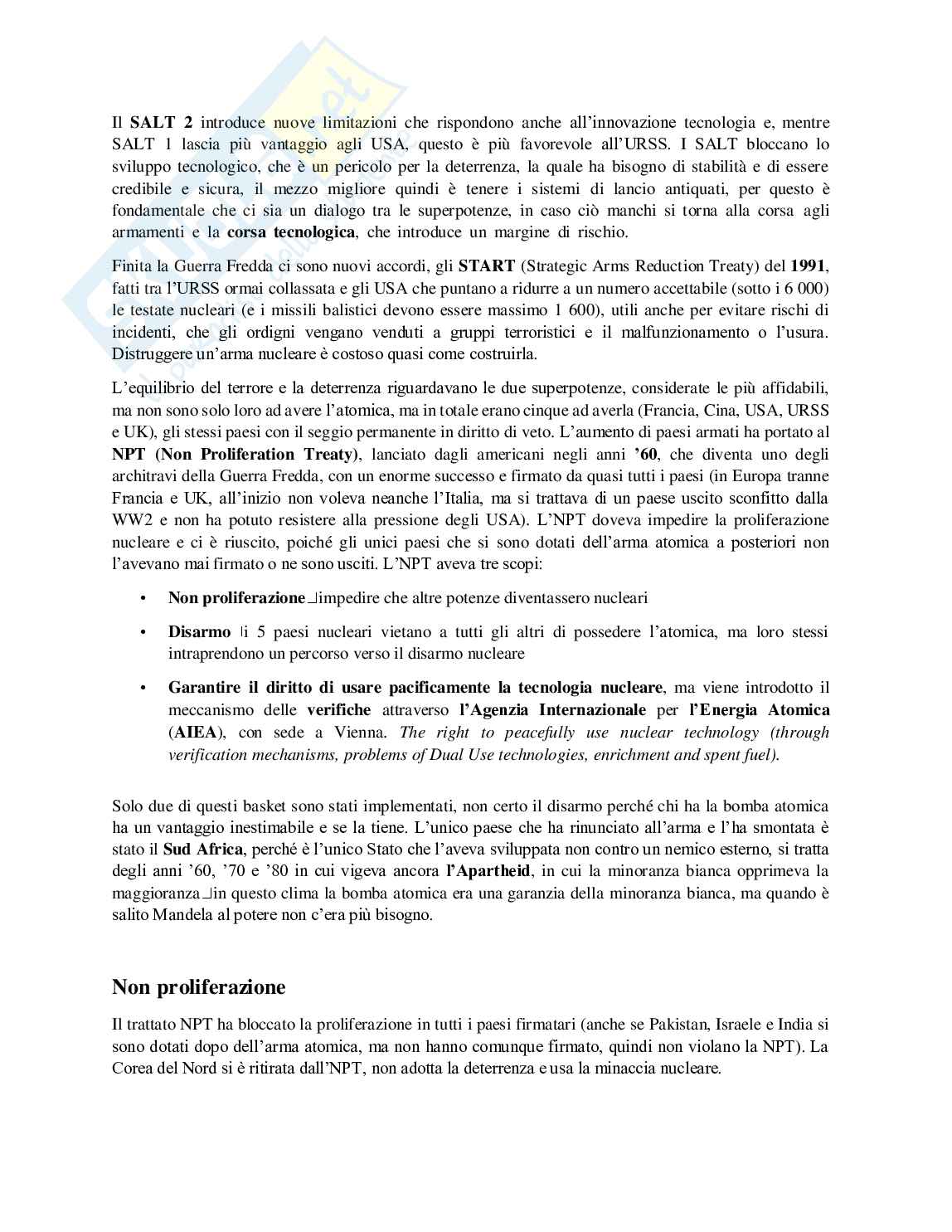 Appunti completi di Geopolitica - Teorie classiche e scenari contemporanei (94 pag.) Pag. 41
