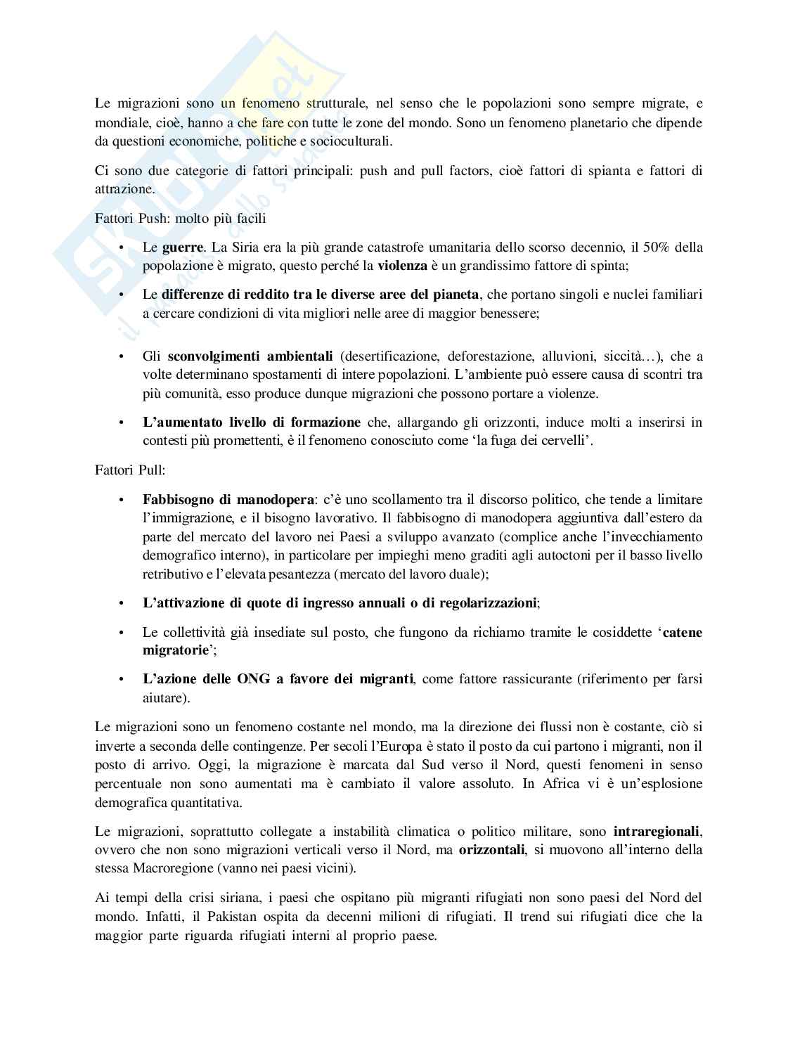 Appunti completi di Geopolitica - Teorie classiche e scenari contemporanei (94 pag.) Pag. 61
