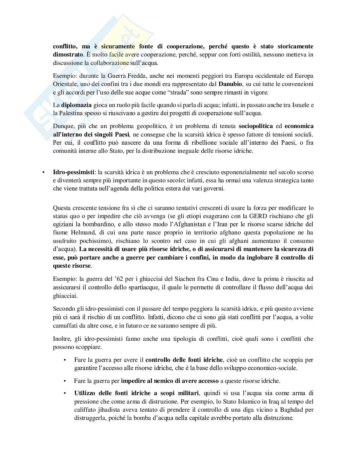 Appunti completi di Geopolitica - Teorie classiche e scenari contemporanei (94 pag.) Pag. 66