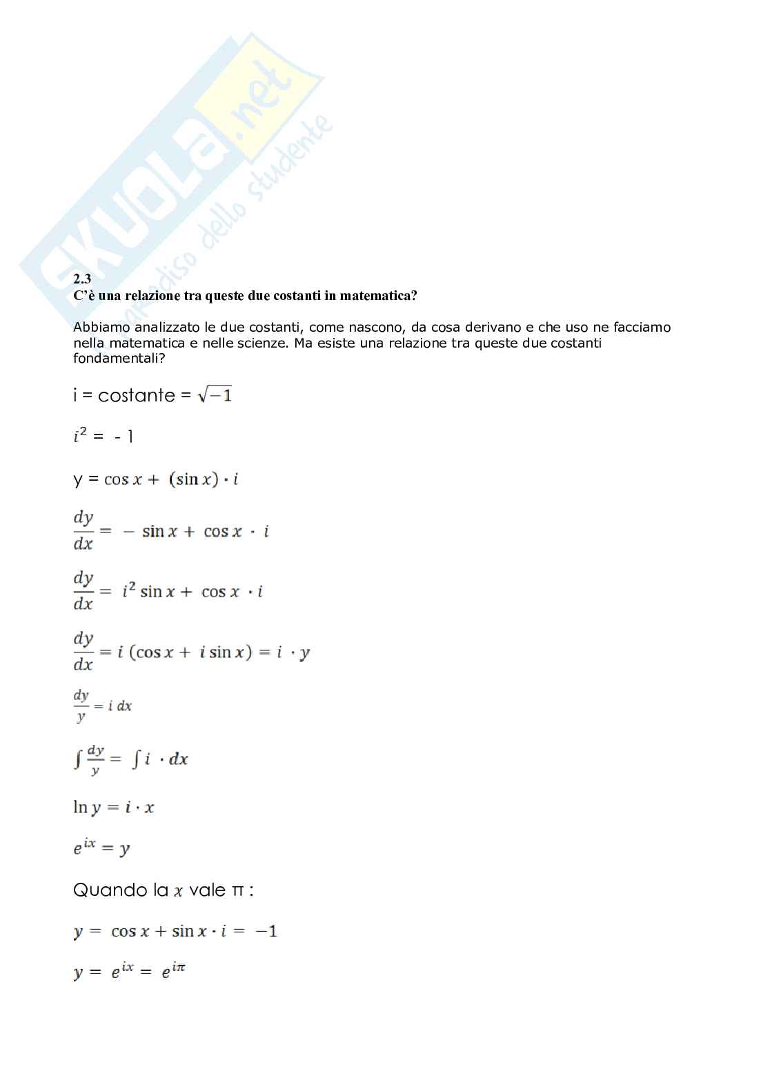 La Matematica, le sue forme Pag. 11