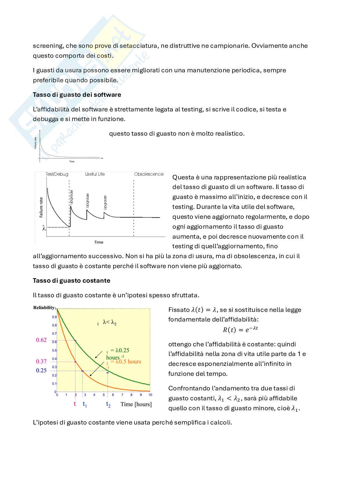 Appunti system reliability, dependability and safety - parte 1  Pag. 6