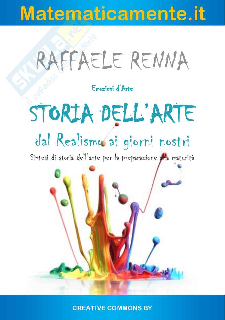 Storia dell'arte, dal Realismo ai giorni nostri (ebook) Pag. 1