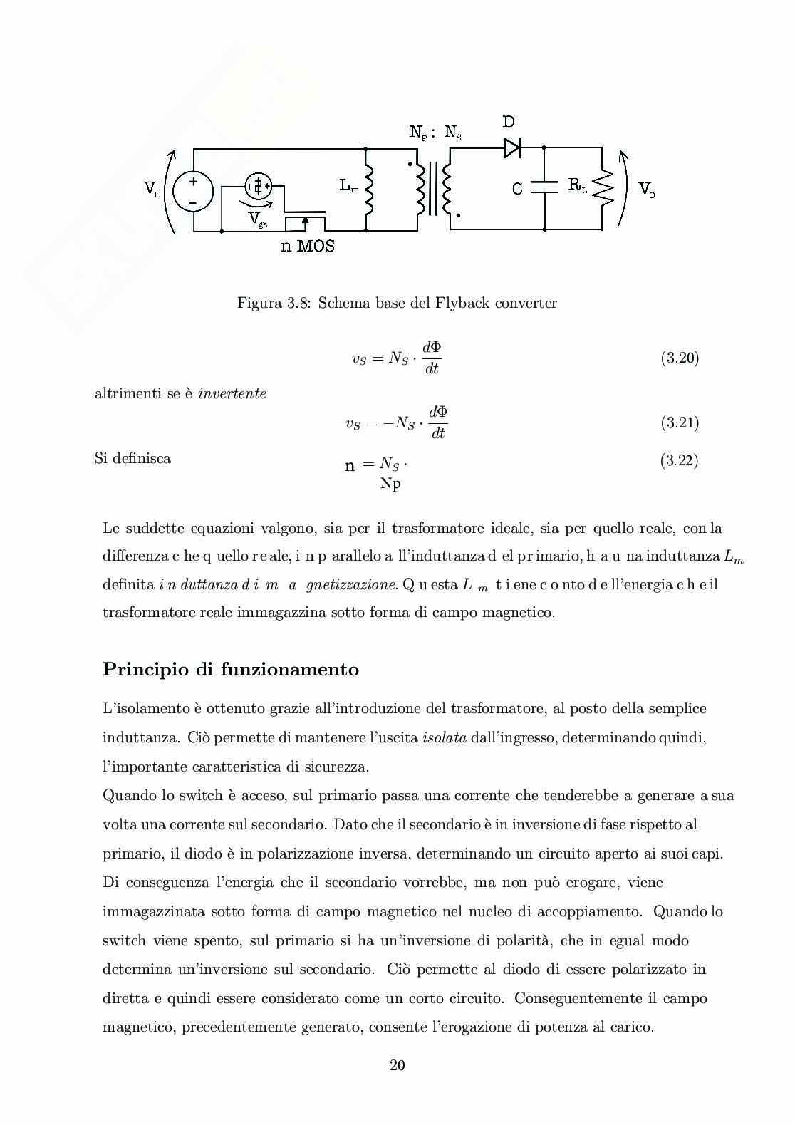 Progettazione e analisi di un convertitore dc-dc isolato Pag. 21