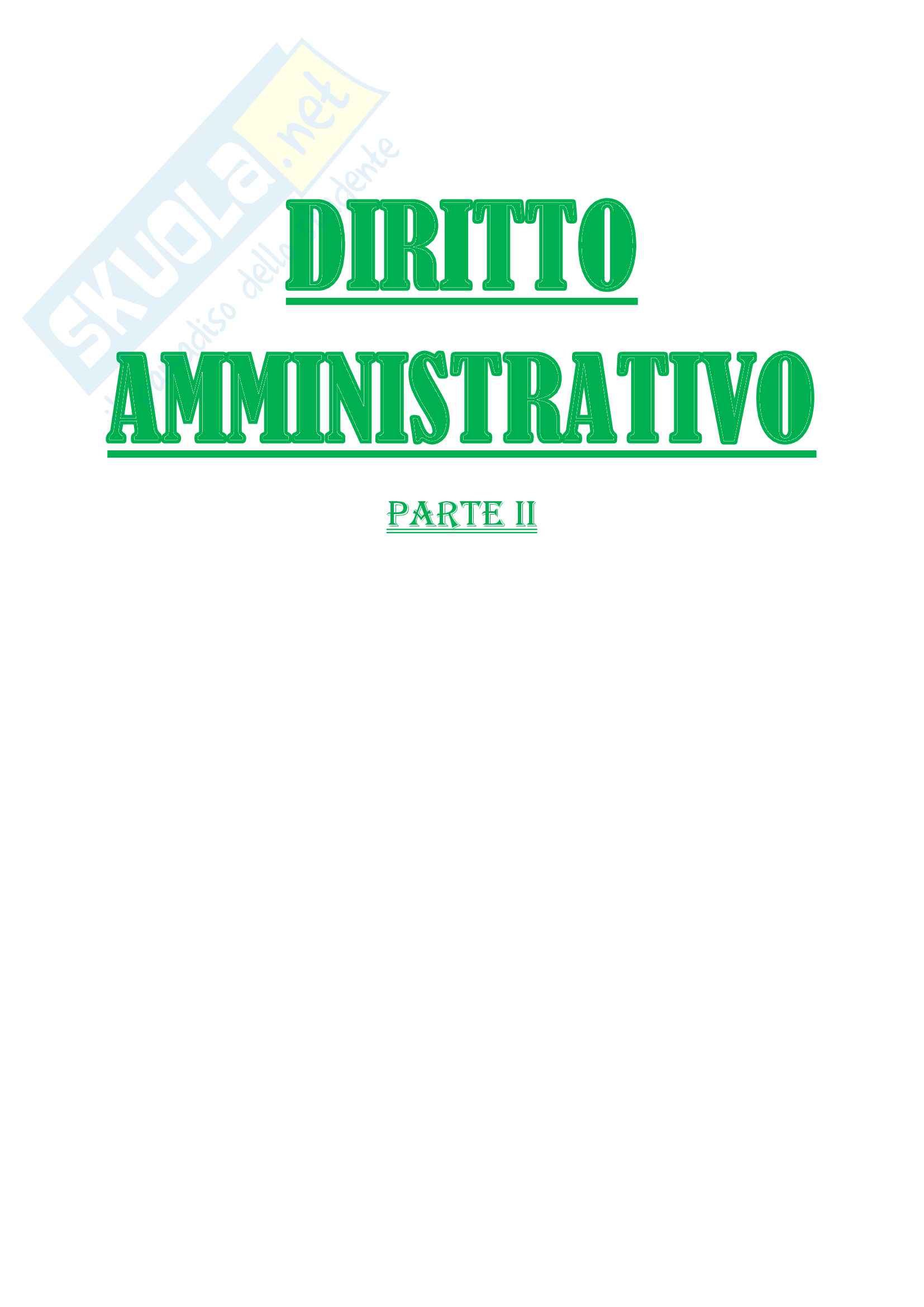 Appunti Amministrativo 2 - Prof. Acquarone + Domande esame tipiche Pag. 1
