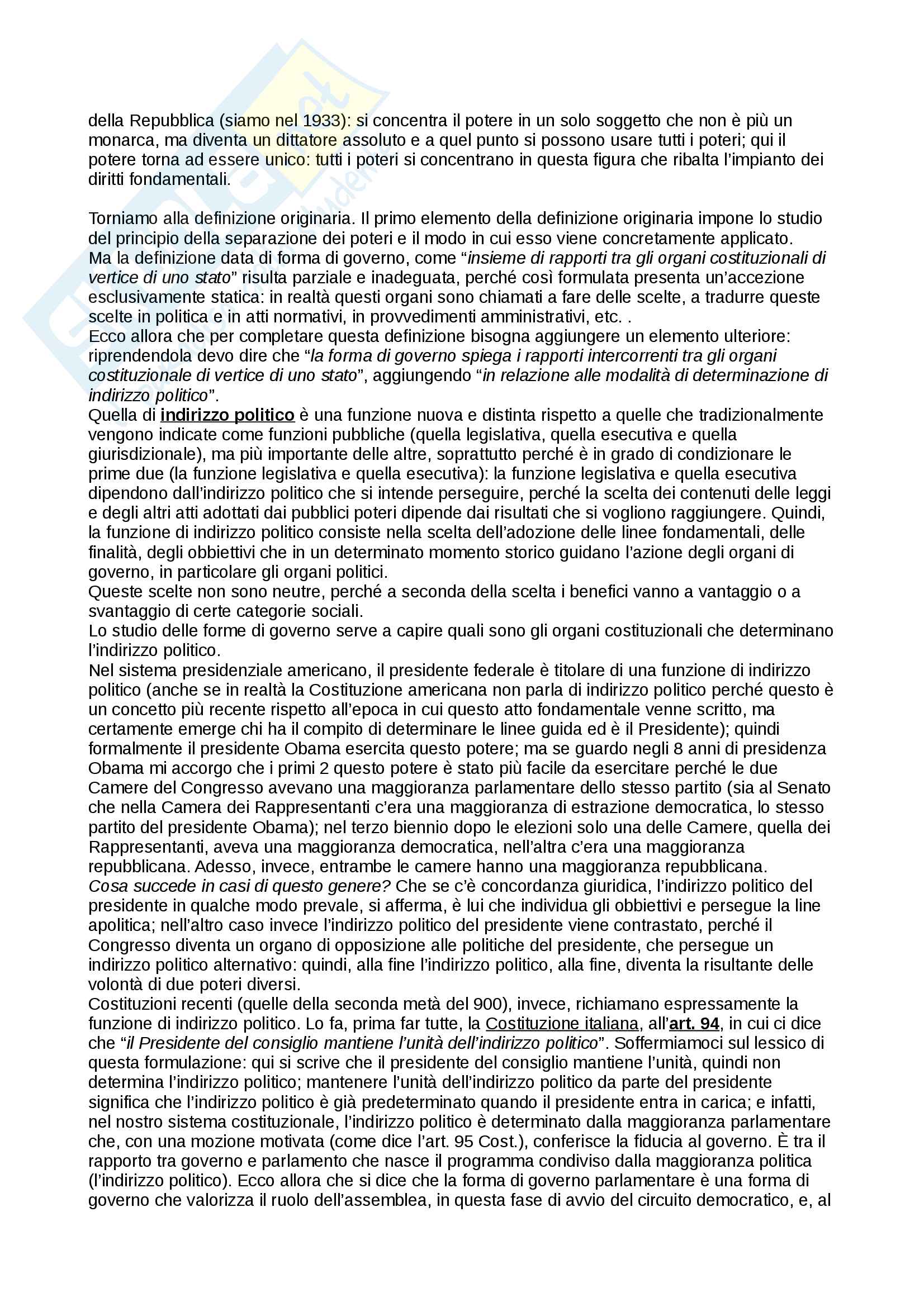 Appunti diritto pubblico comparato Pag. 6