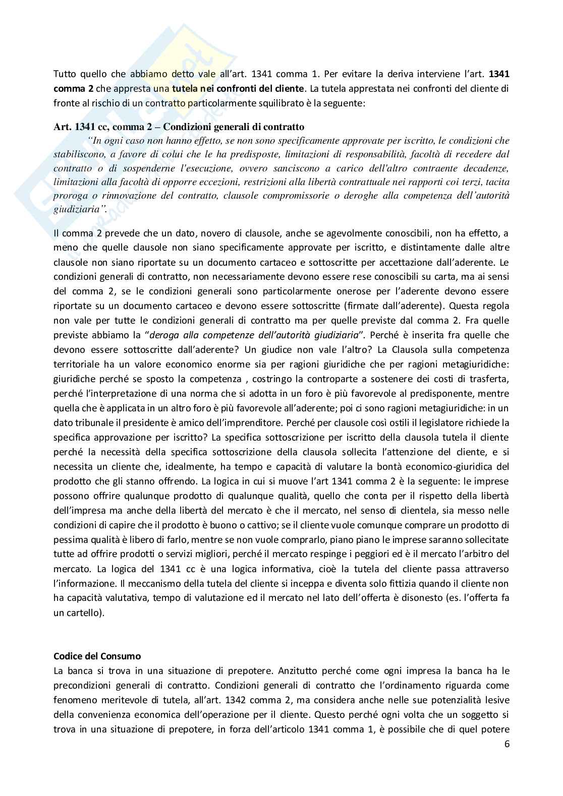 Diritto bancario e dei mercati Pag. 6