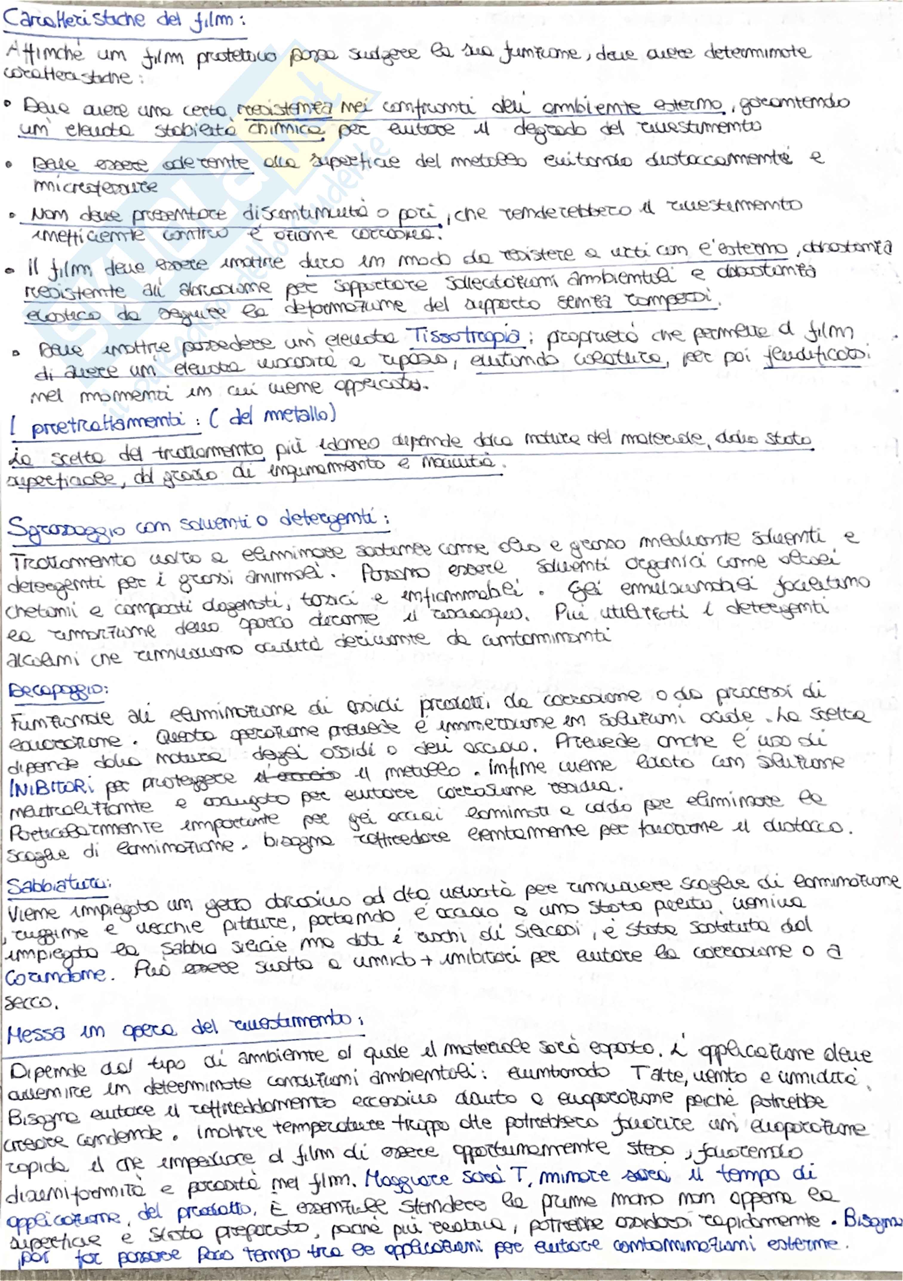 Riassunto esame Corrosione e protezione dei materiali metallici, Prof. Testa Flaviano, libro consigliato Corrosione e protezione dei materiali metallici , Pedeferri  Pag. 6