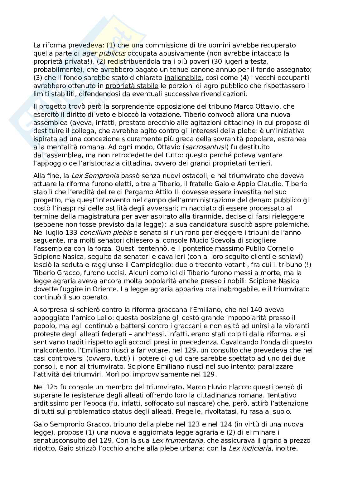 Dalle invasioni galliche all'agonia della repubblica Pag. 11