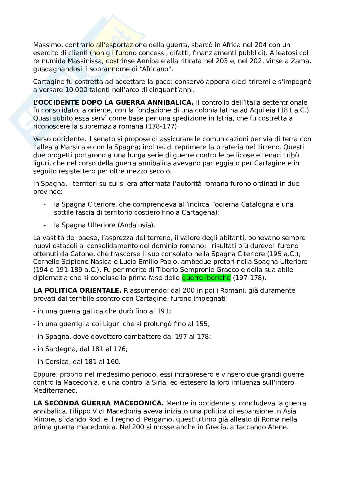 Dalle invasioni galliche all'agonia della repubblica Pag. 6